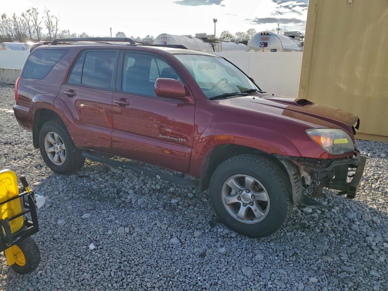 2007 Toyota 4runner Sr5 Burgundy vin: JTEBU14R278088391