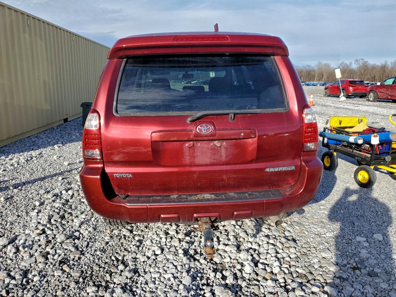 2007 Toyota 4runner Sr5 Burgundy vin: JTEBU14R278088391