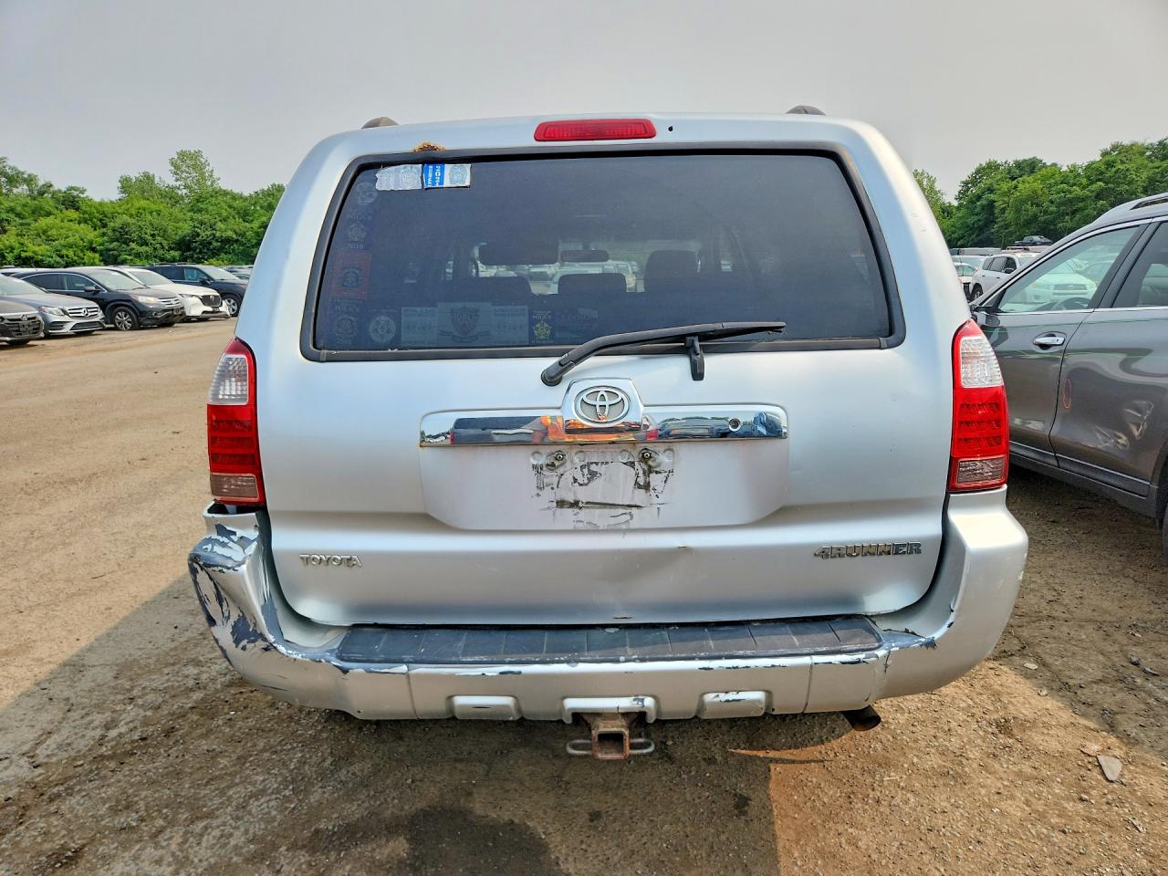 2007 Toyota 4runner Sr5 Silver vin: JTEBU14R278093400