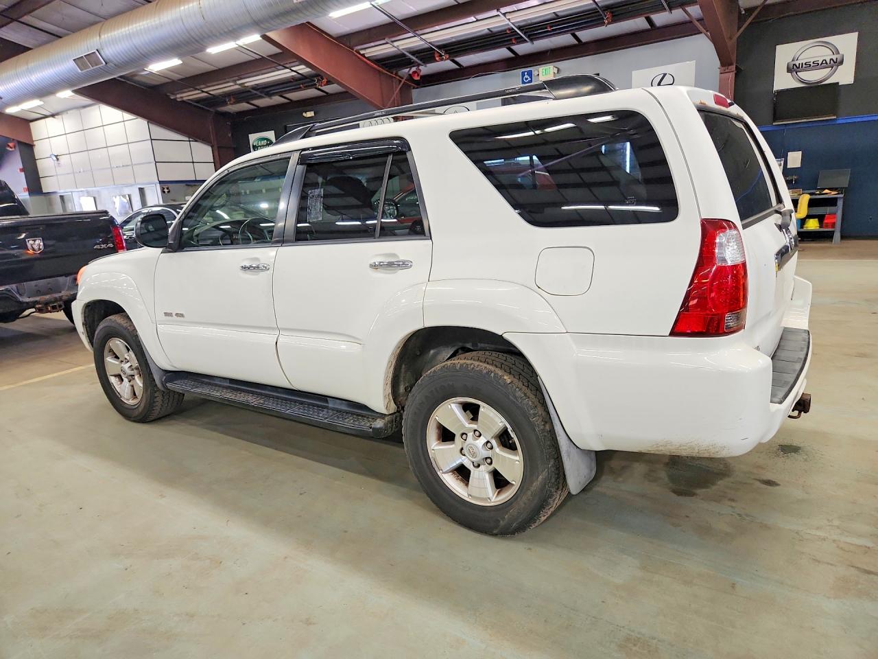 2008 Toyota 4runner White vin: JTEBU14R280128856