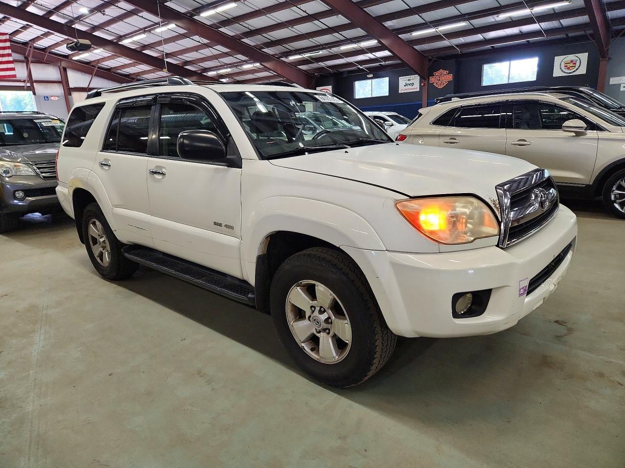 2008 Toyota 4runner White vin: JTEBU14R280128856
