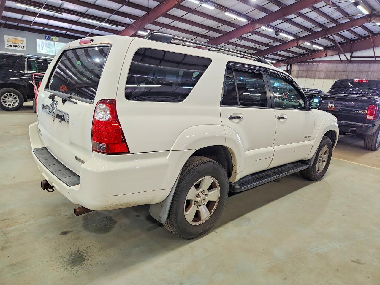 2008 Toyota 4runner White vin: JTEBU14R280128856