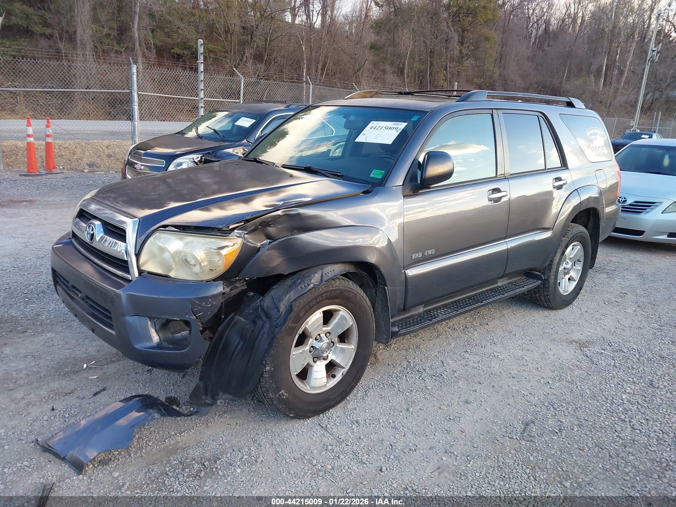 2008 Toyota 4runner Sr5 V6 Gray vin: JTEBU14R28K026316