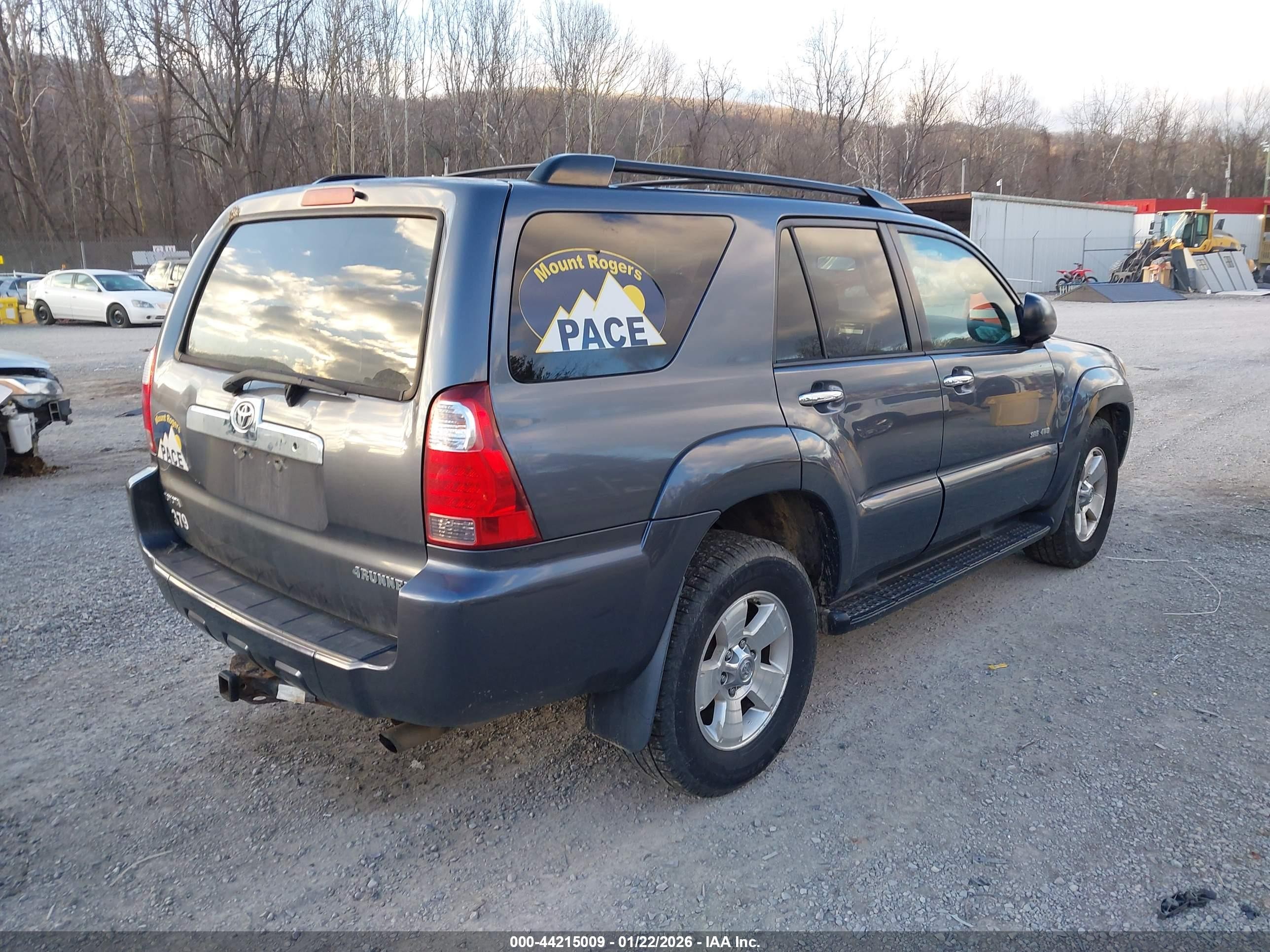 2008 Toyota 4runner Sr5 V6 Gray vin: JTEBU14R28K026316