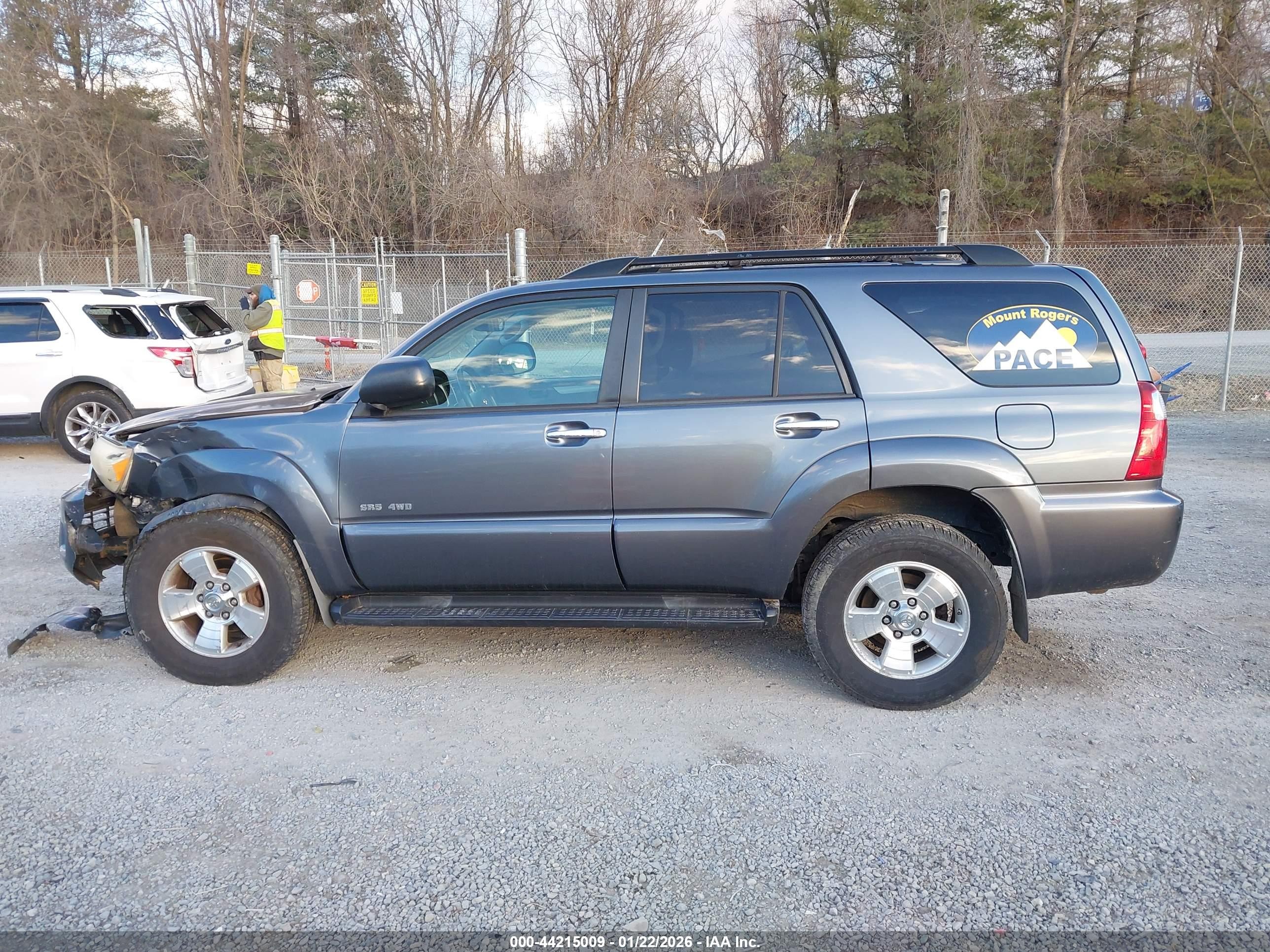 2008 Toyota 4runner Sr5 V6 Gray vin: JTEBU14R28K026316