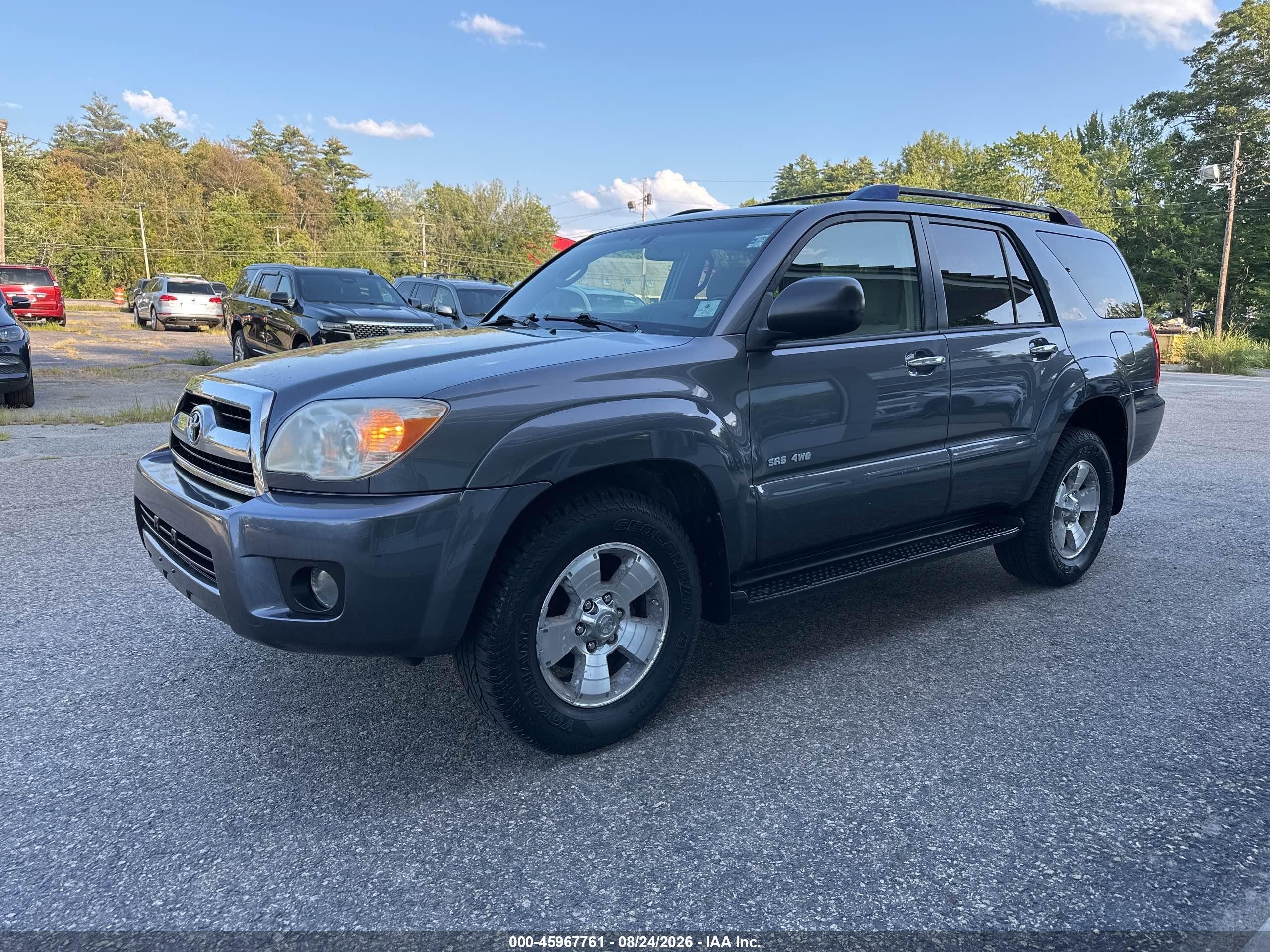 2008 Toyota 4runner Sr5 V6 Blue vin: JTEBU14R28K033637