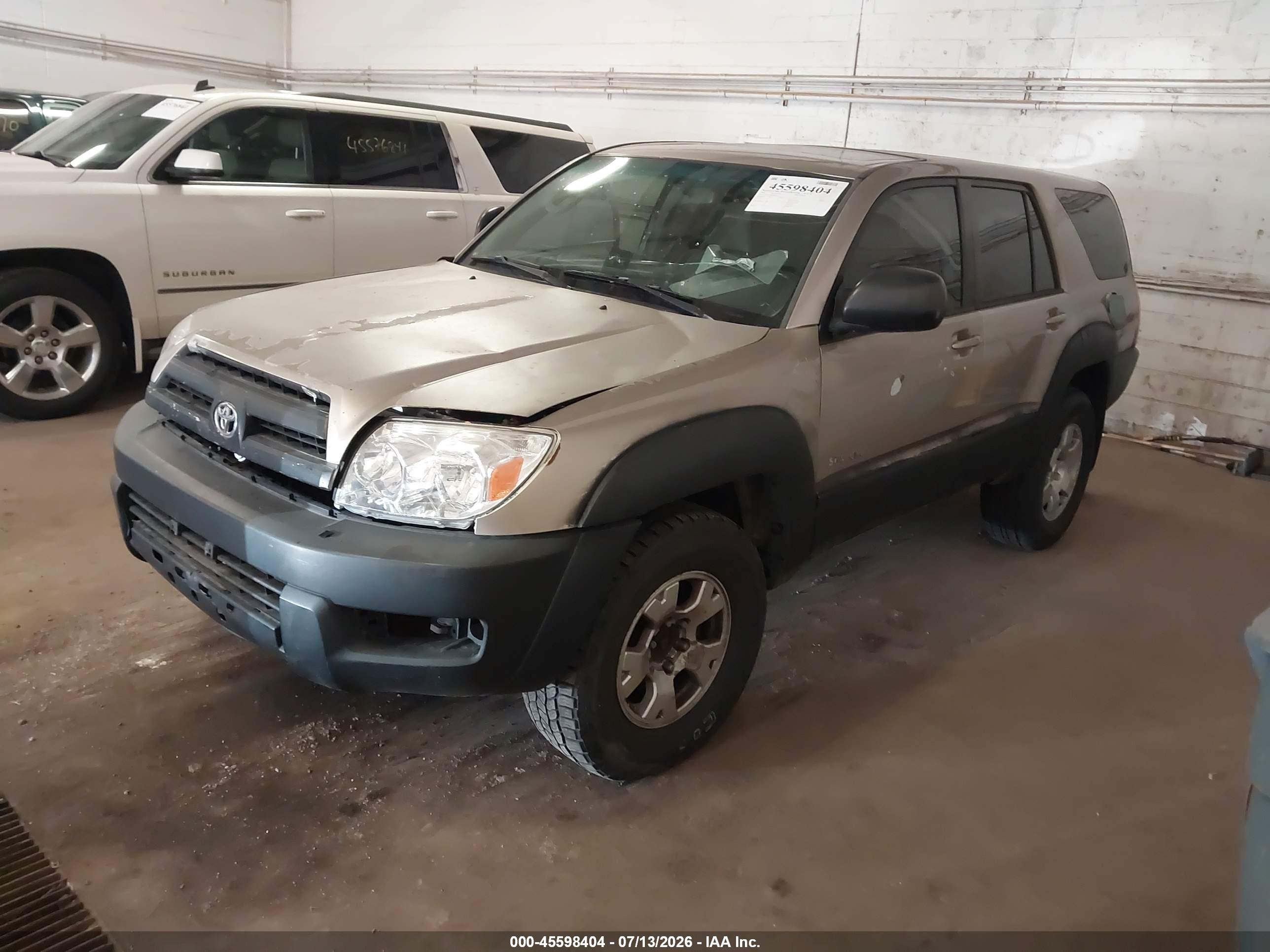 2003 Toyota 4runner Sr5 V6 Gold vin: JTEBU14R330001509