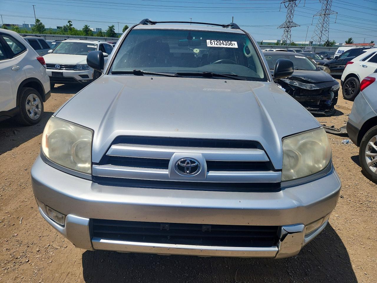 2004 Toyota 4runner Sr5 Silver vin: JTEBU14R348011654