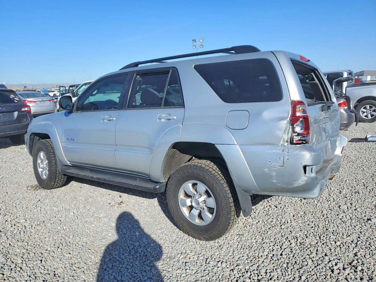 2004 Toyota 4runner Sr5 Silver vin: JTEBU14R348011900