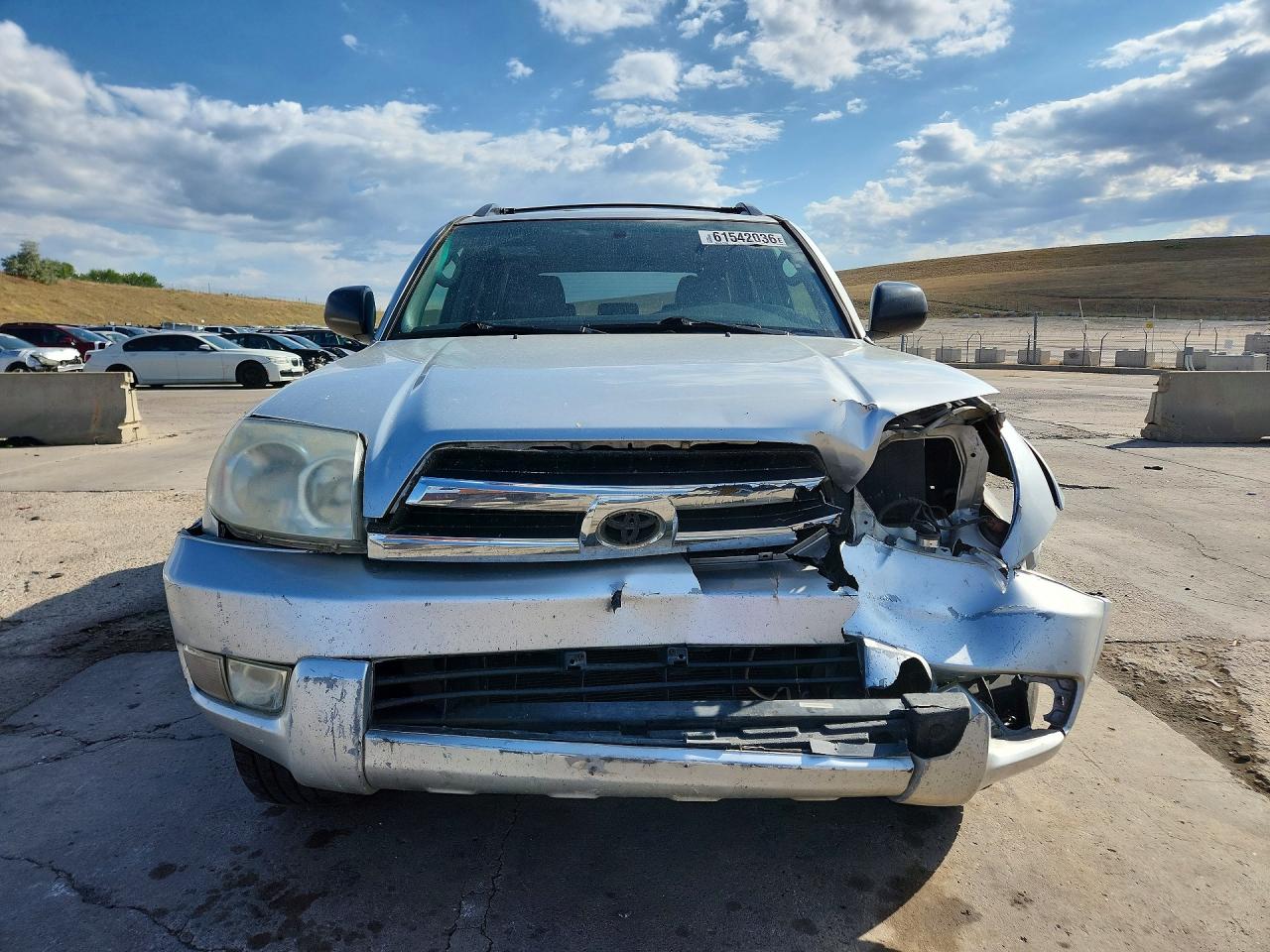 2005 Toyota 4runner Sr5 Silver vin: JTEBU14R350057162