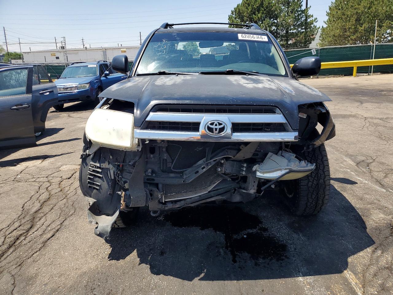 2005 Toyota 4runner Sr5 Black vin: JTEBU14R350058473