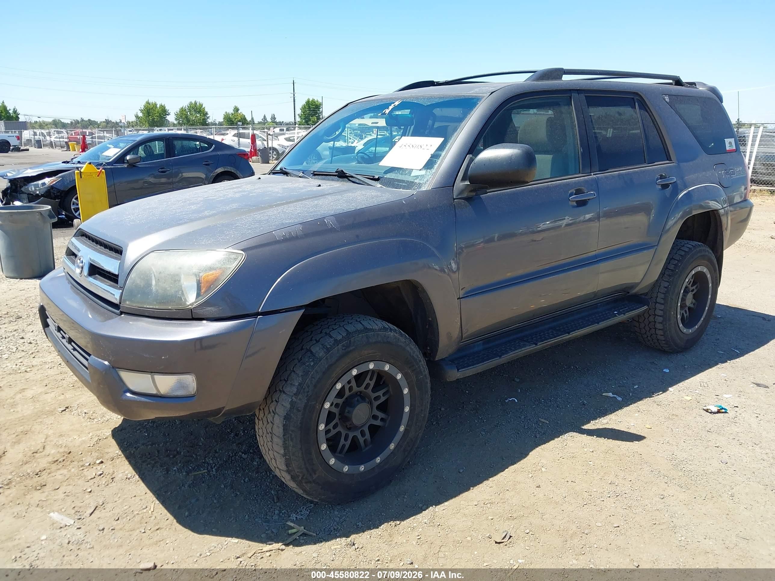 2005 Toyota 4runner Sr5 V6 Gray vin: JTEBU14R350060997