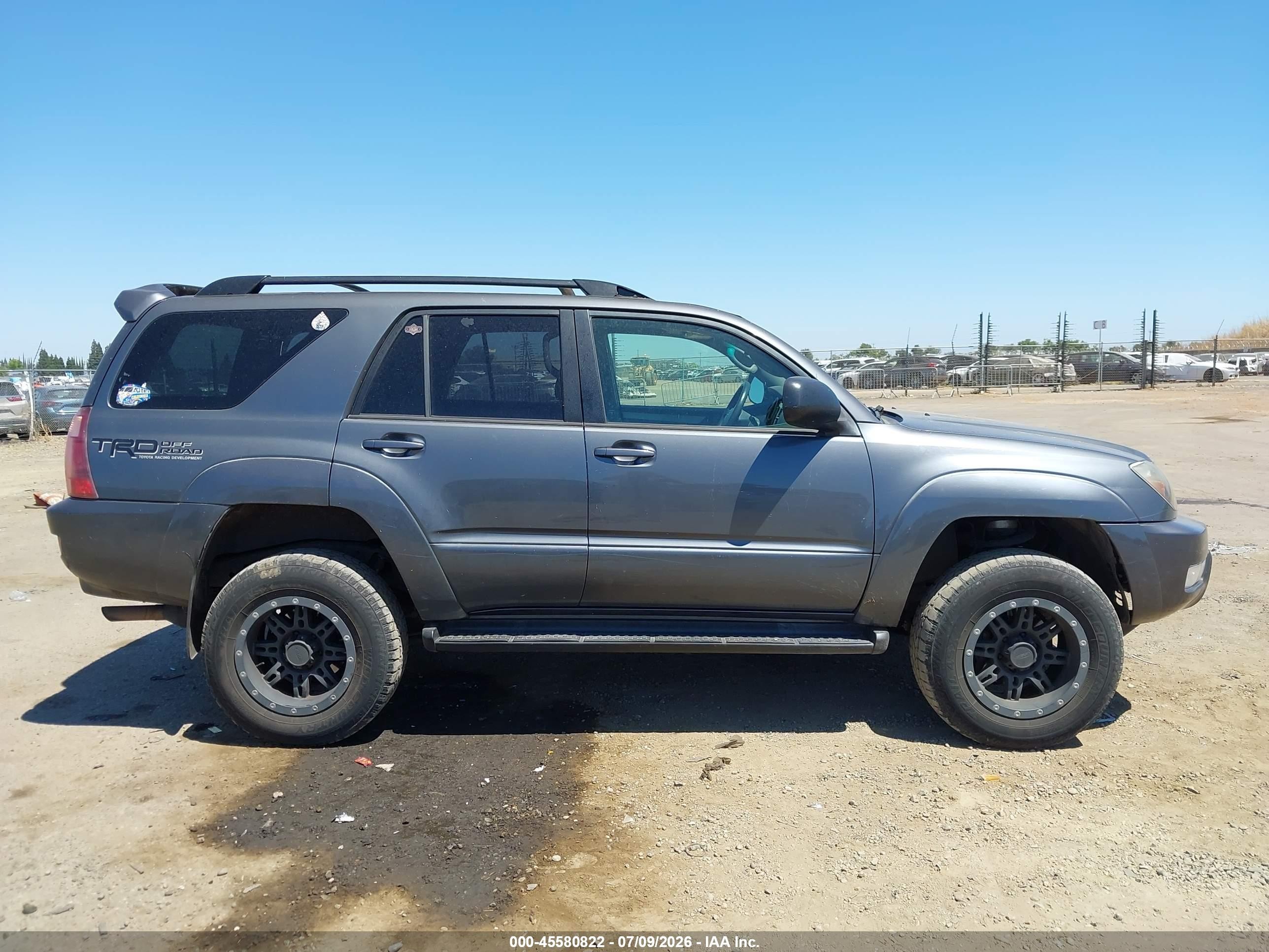 2005 Toyota 4runner Sr5 V6 Gray vin: JTEBU14R350060997
