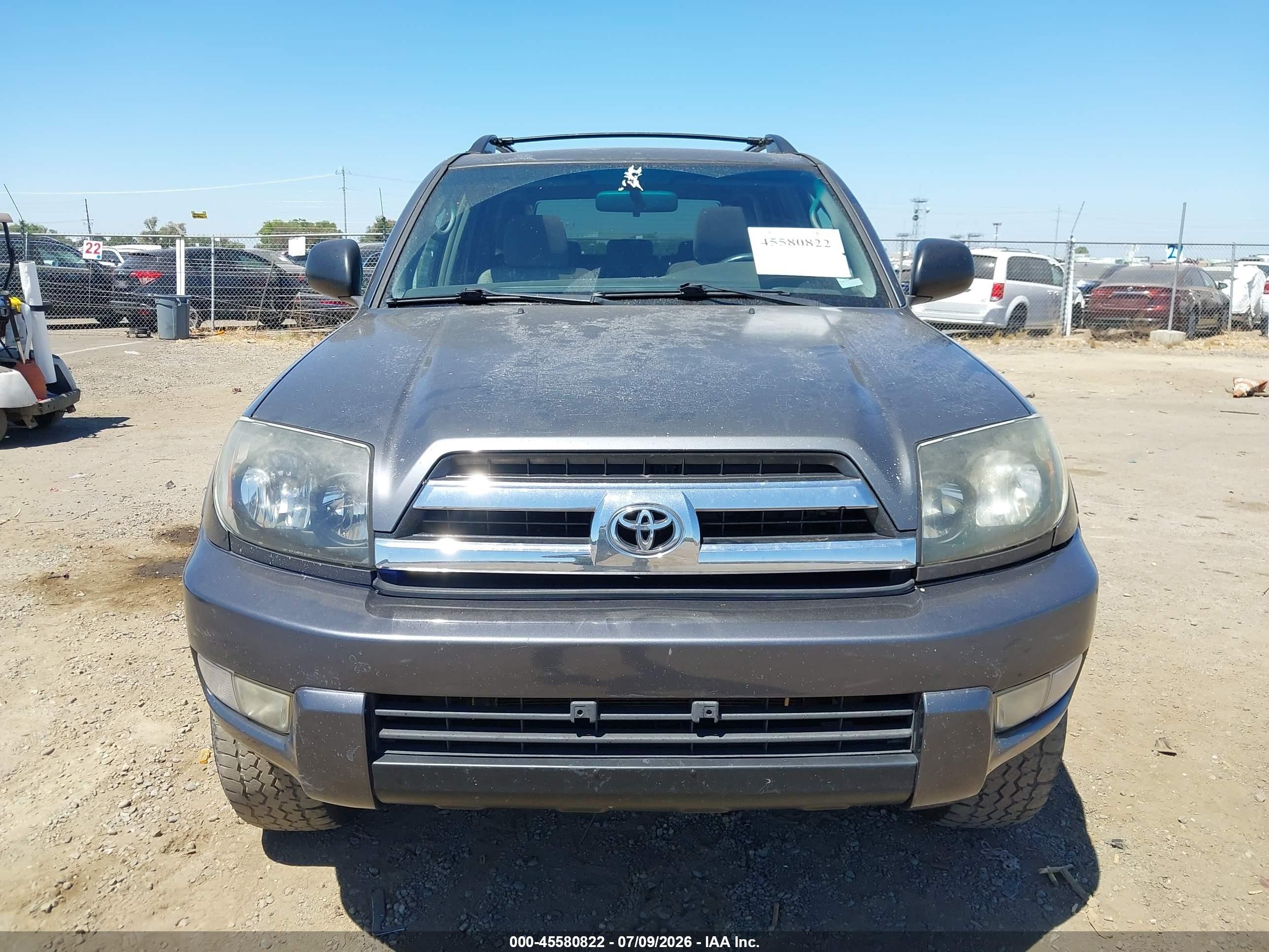2005 Toyota 4runner Sr5 V6 Gray vin: JTEBU14R350060997