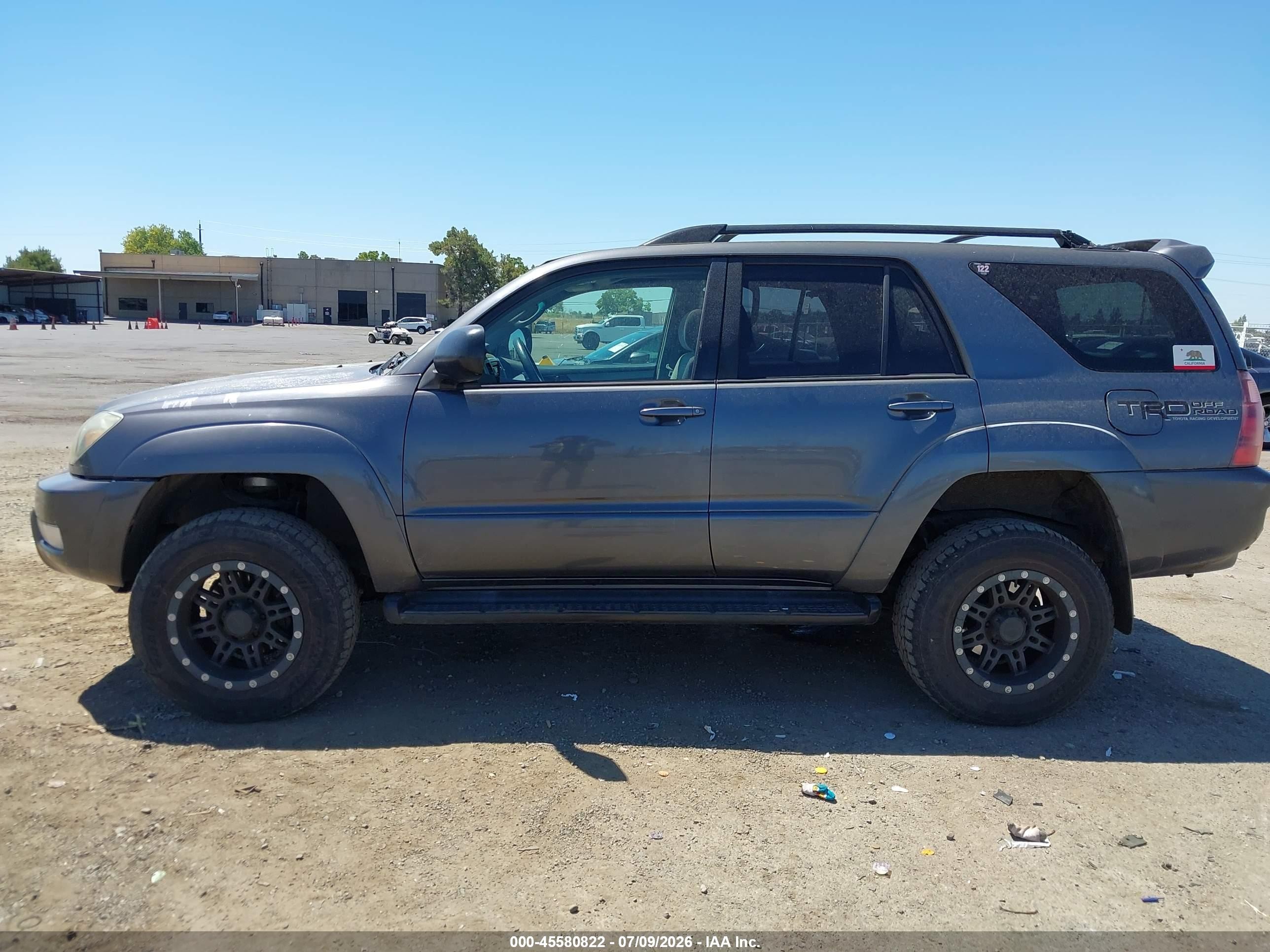 2005 Toyota 4runner Sr5 V6 Gray vin: JTEBU14R350060997