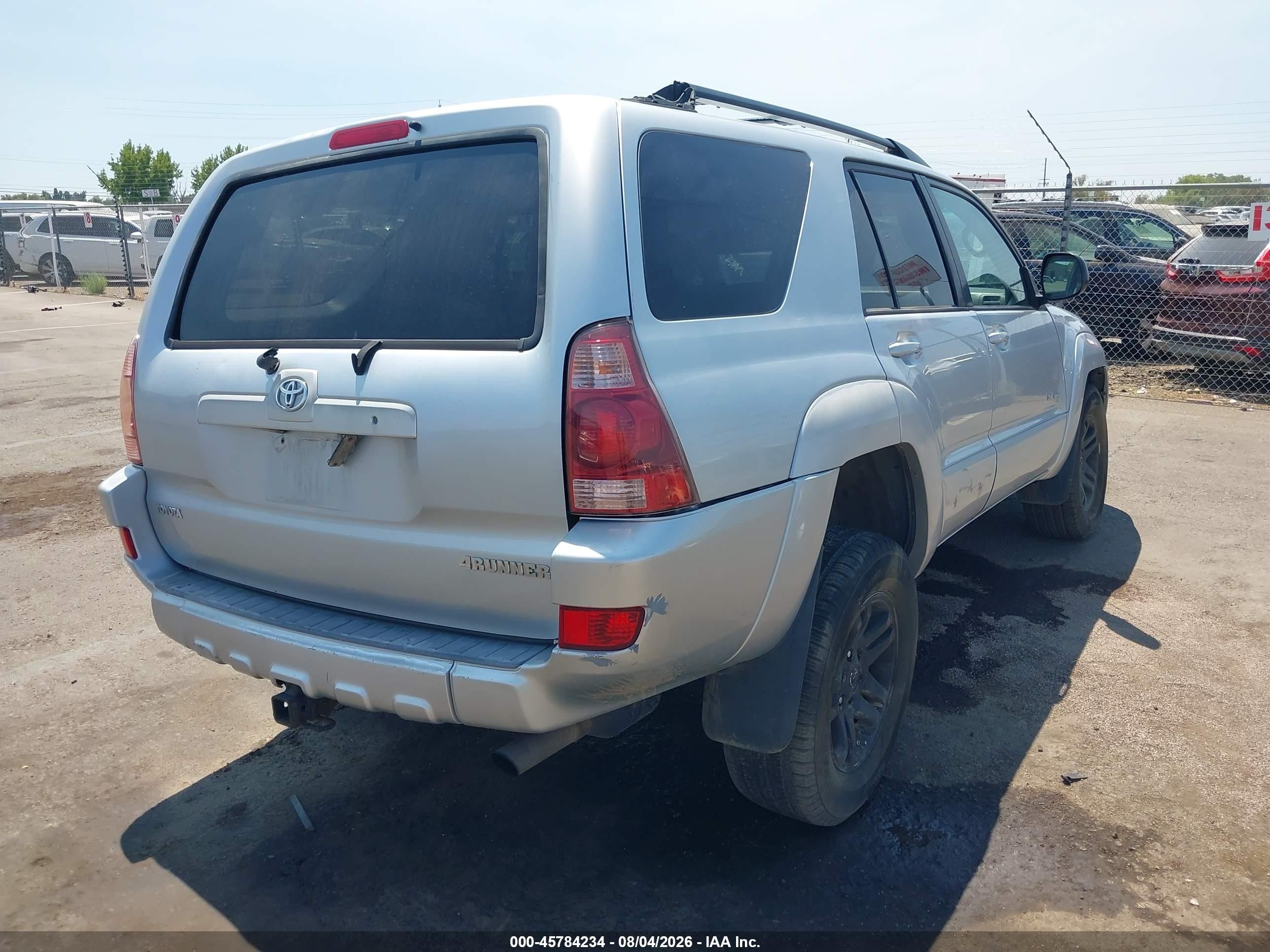 2005 Toyota 4runner Sr5 V6 Серебряный vin: JTEBU14R350061437