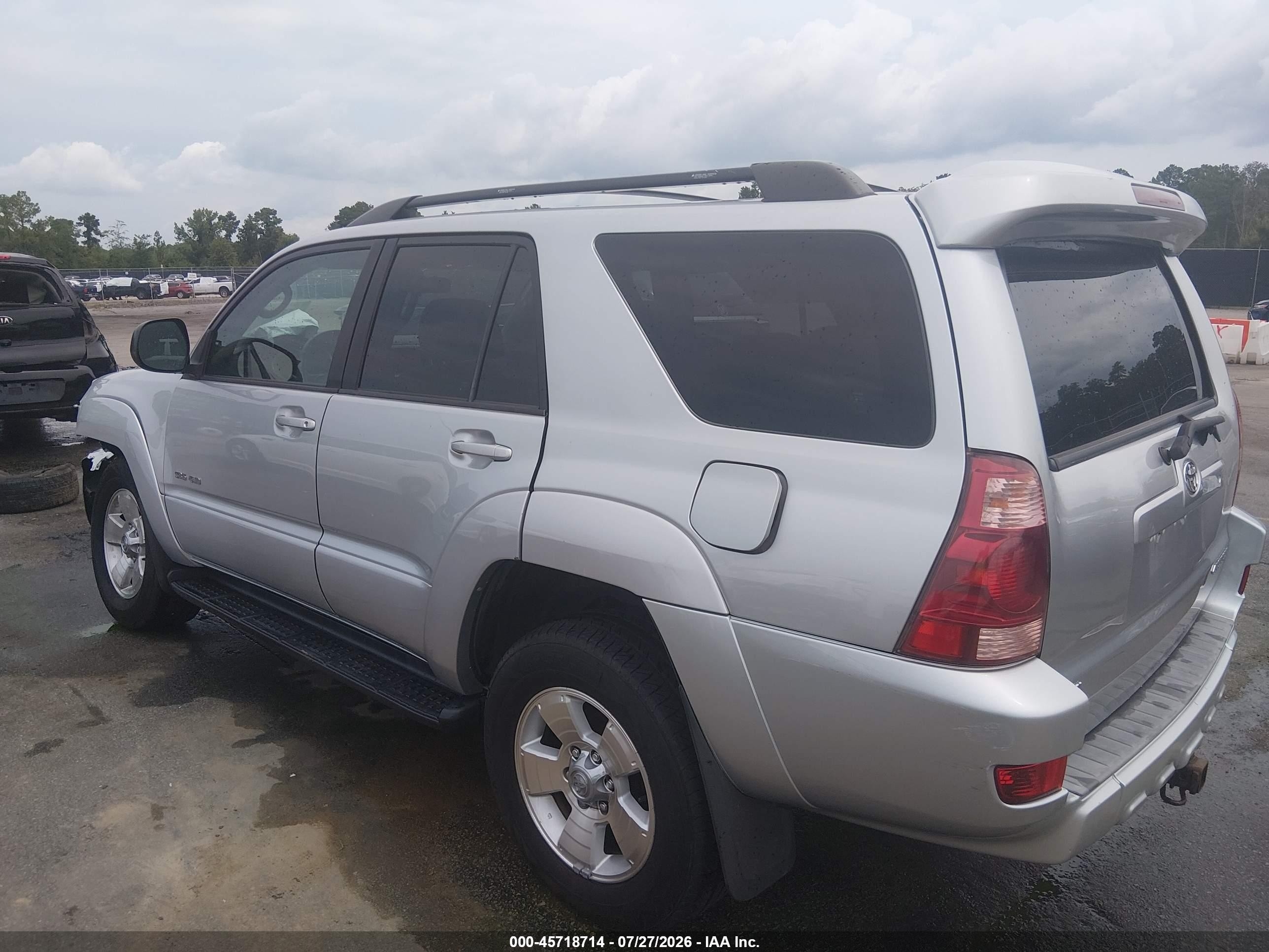 2005 Toyota 4runner Sr5 V6 Silver vin: JTEBU14R350065276