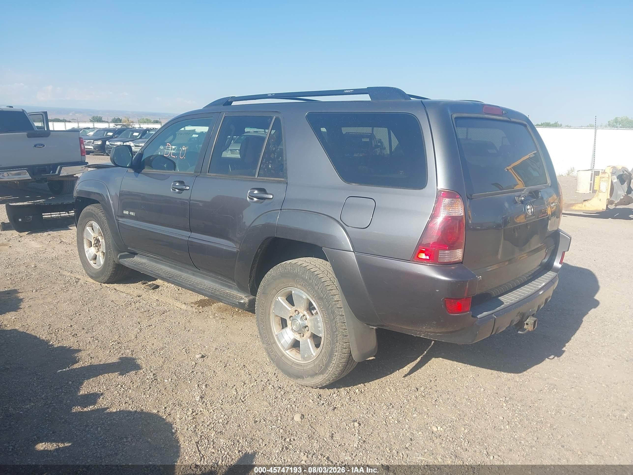 2005 Toyota 4runner Sr5 V6 Gray vin: JTEBU14R358048480