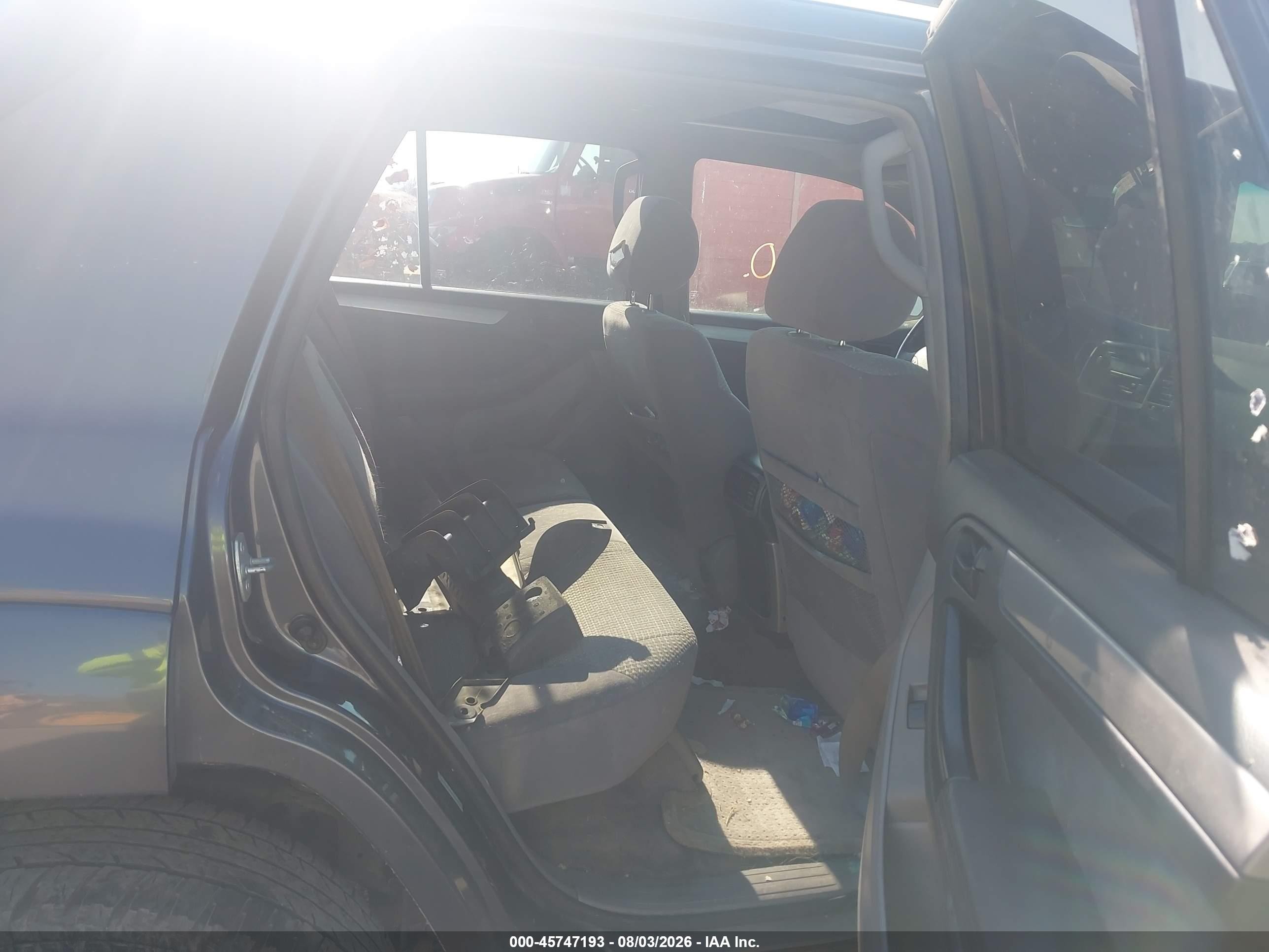 2005 Toyota 4runner Sr5 V6 Gray vin: JTEBU14R358048480