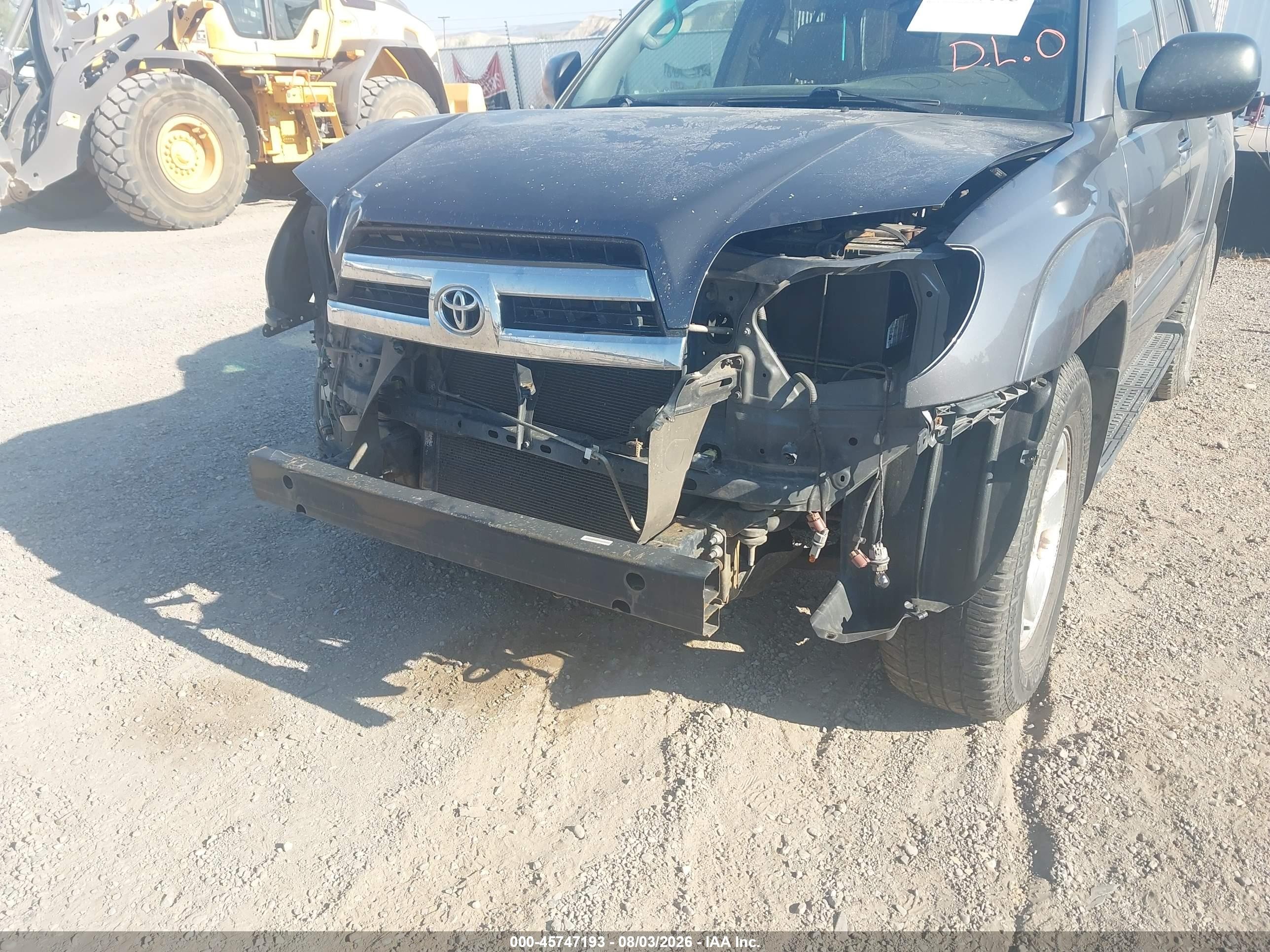 2005 Toyota 4runner Sr5 V6 Gray vin: JTEBU14R358048480