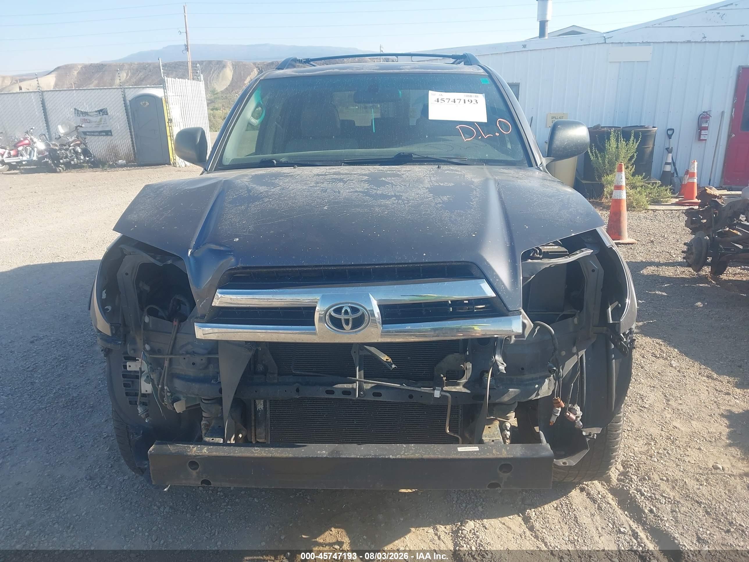 2005 Toyota 4runner Sr5 V6 Gray vin: JTEBU14R358048480