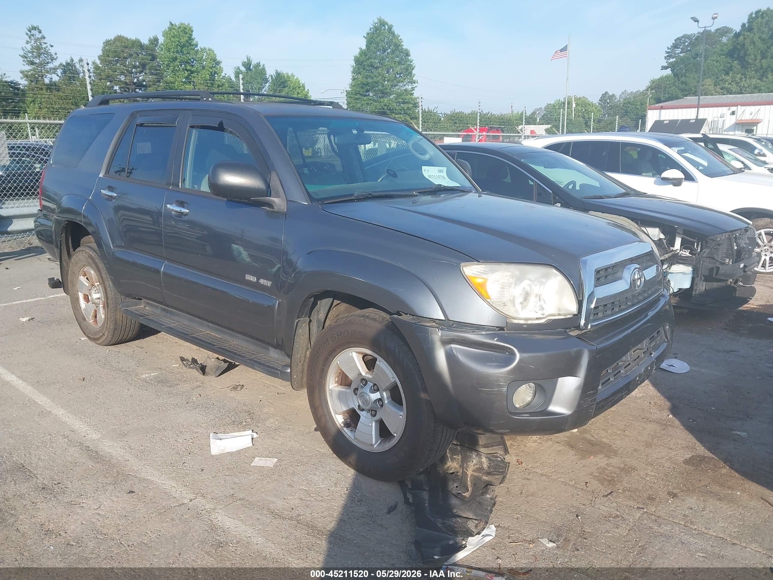 2006 Toyota 4runner Sr5 V6 Серый vin: JTEBU14R360081236