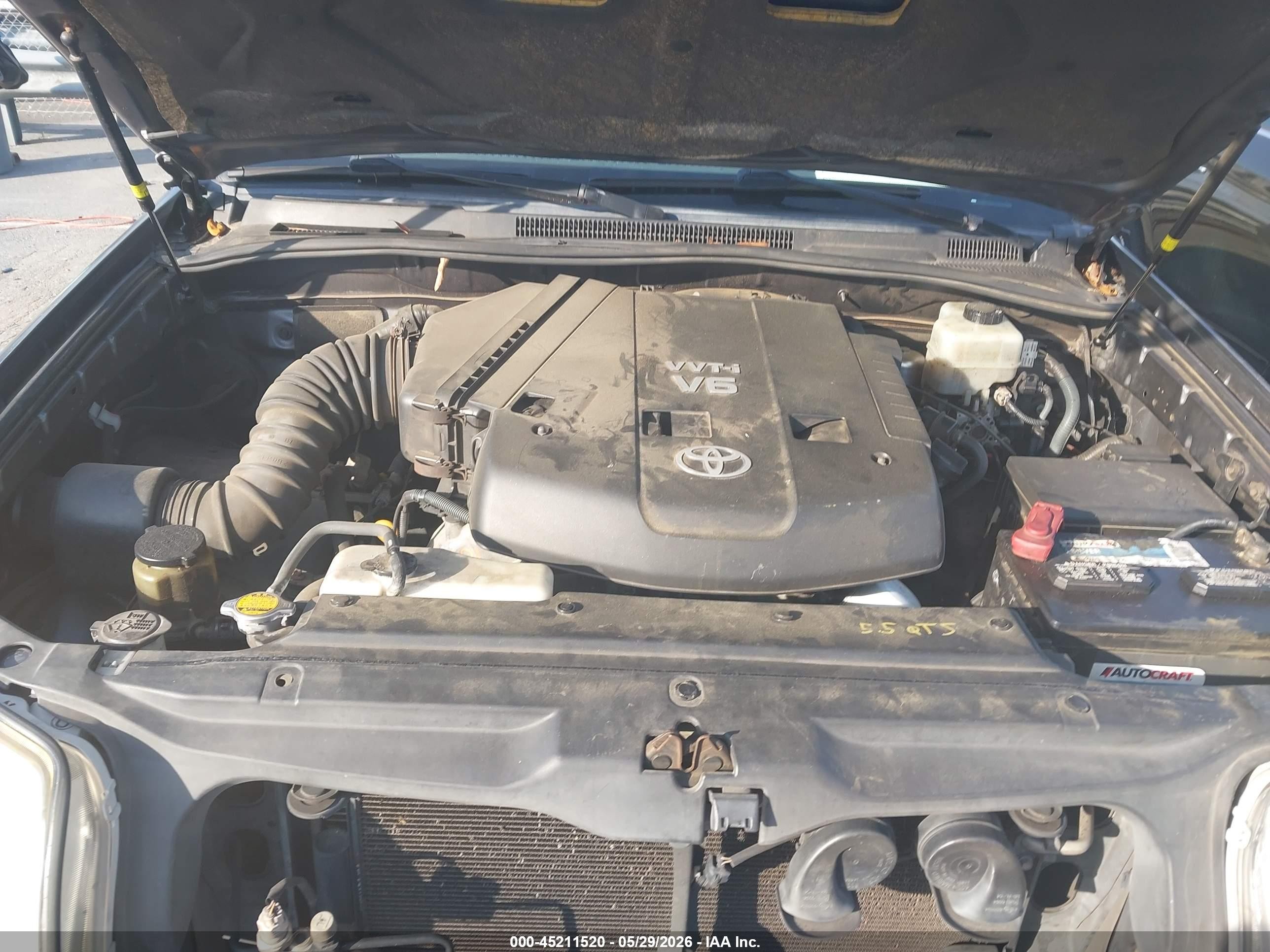 2006 Toyota 4runner Sr5 V6 Серый vin: JTEBU14R360081236