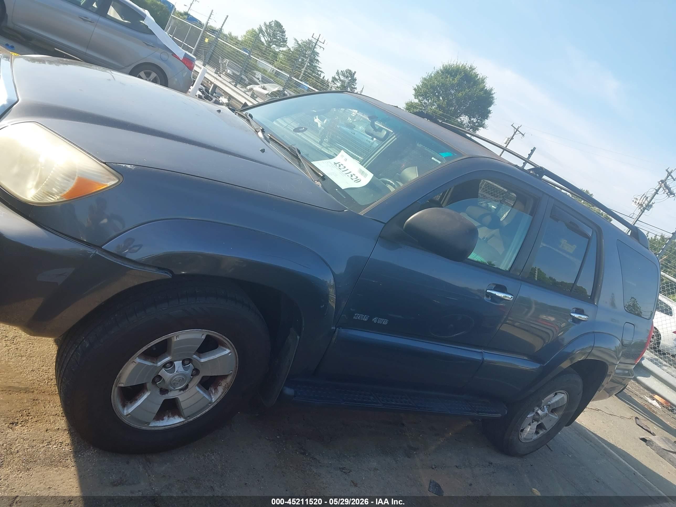 2006 Toyota 4runner Sr5 V6 Серый vin: JTEBU14R360081236