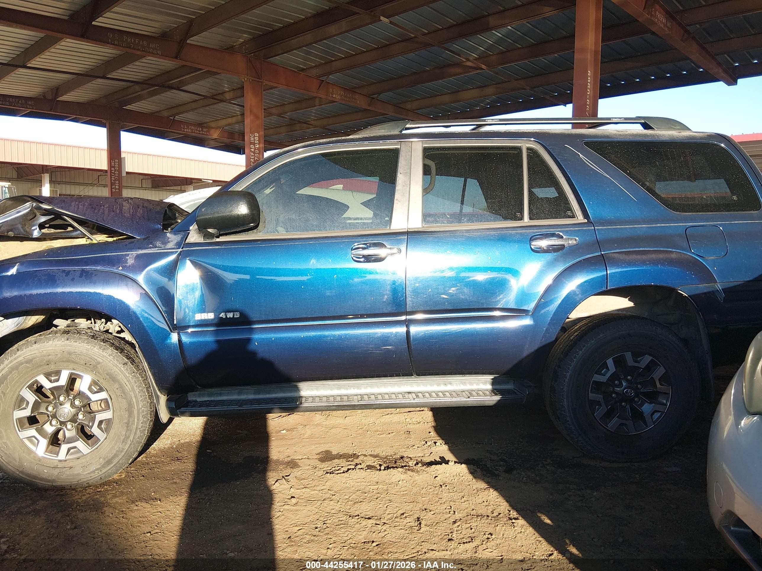2006 Toyota 4runner Sr5 V6 Blue vin: JTEBU14R368053602