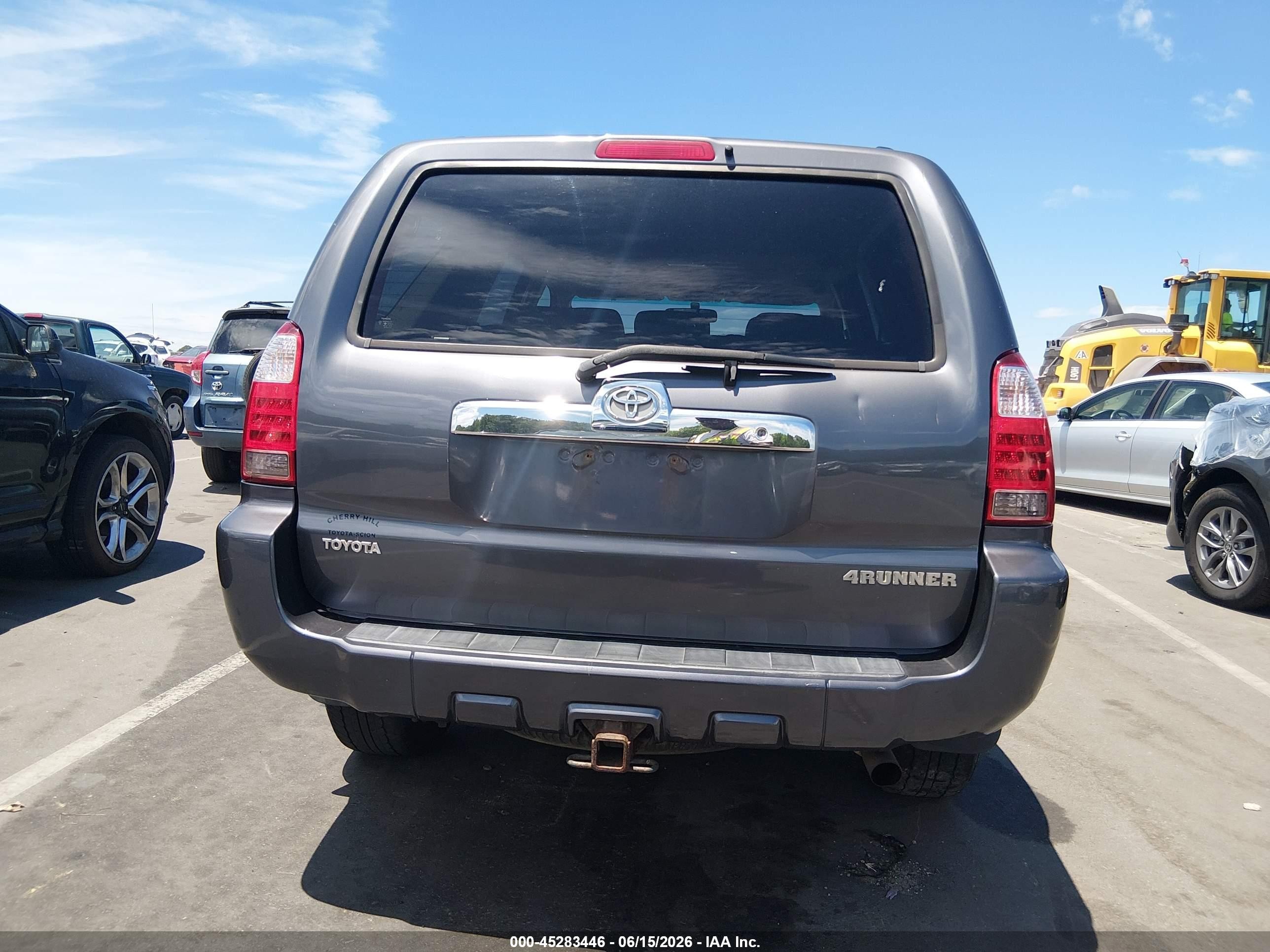 2006 Toyota 4runner Sr5 Серый vin: JTEBU14R368067922