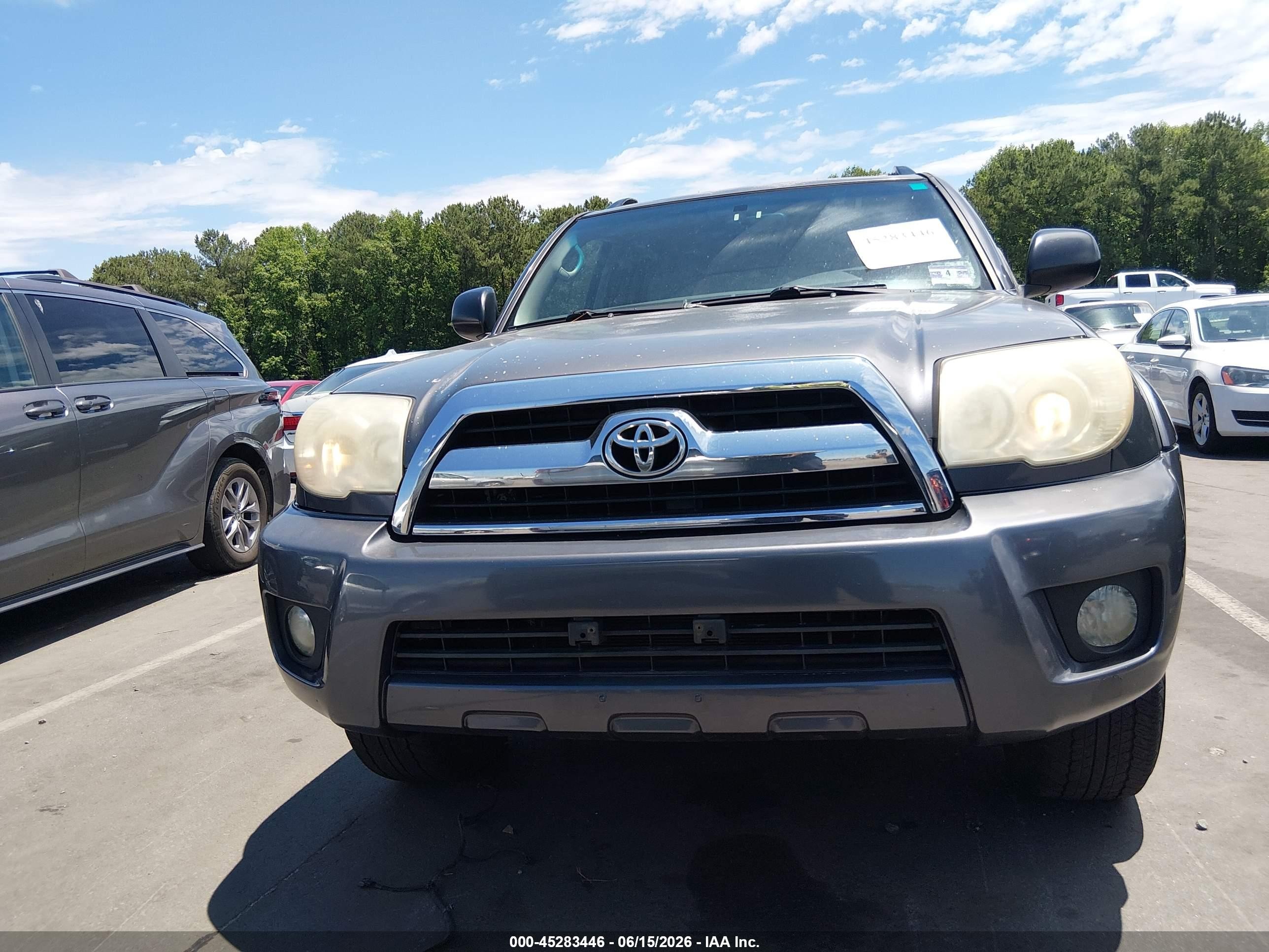 2006 Toyota 4runner Sr5 Серый vin: JTEBU14R368067922