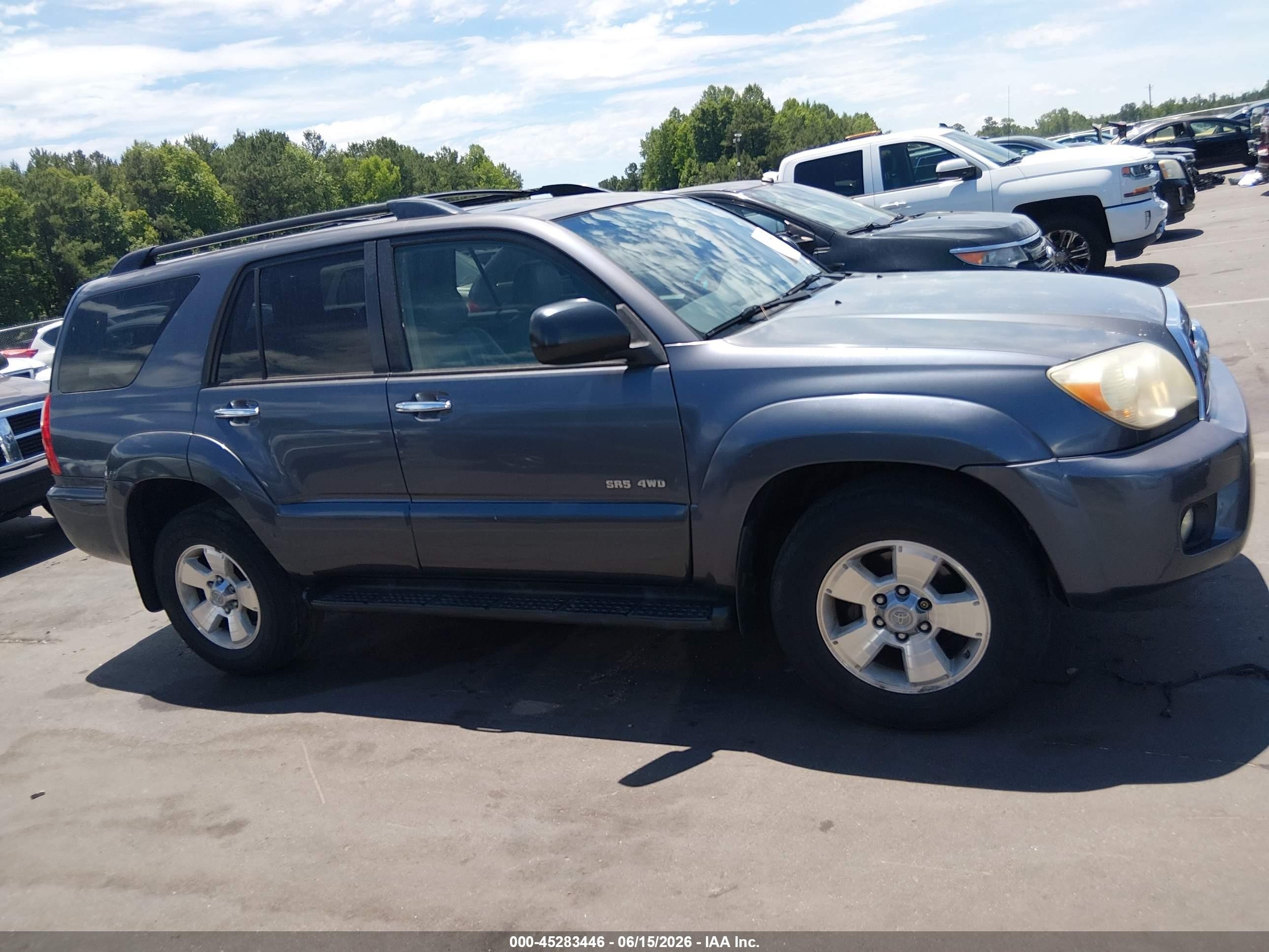 2006 Toyota 4runner Sr5 Серый vin: JTEBU14R368067922