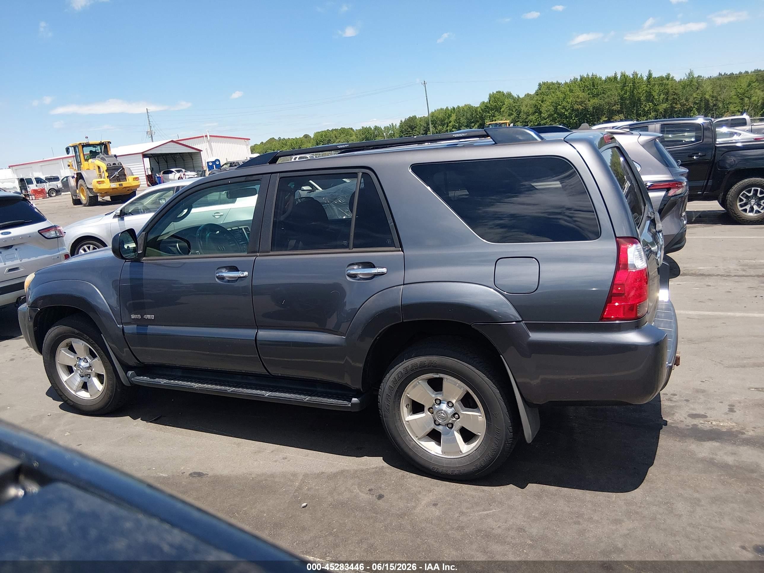2006 Toyota 4runner Sr5 Серый vin: JTEBU14R368067922