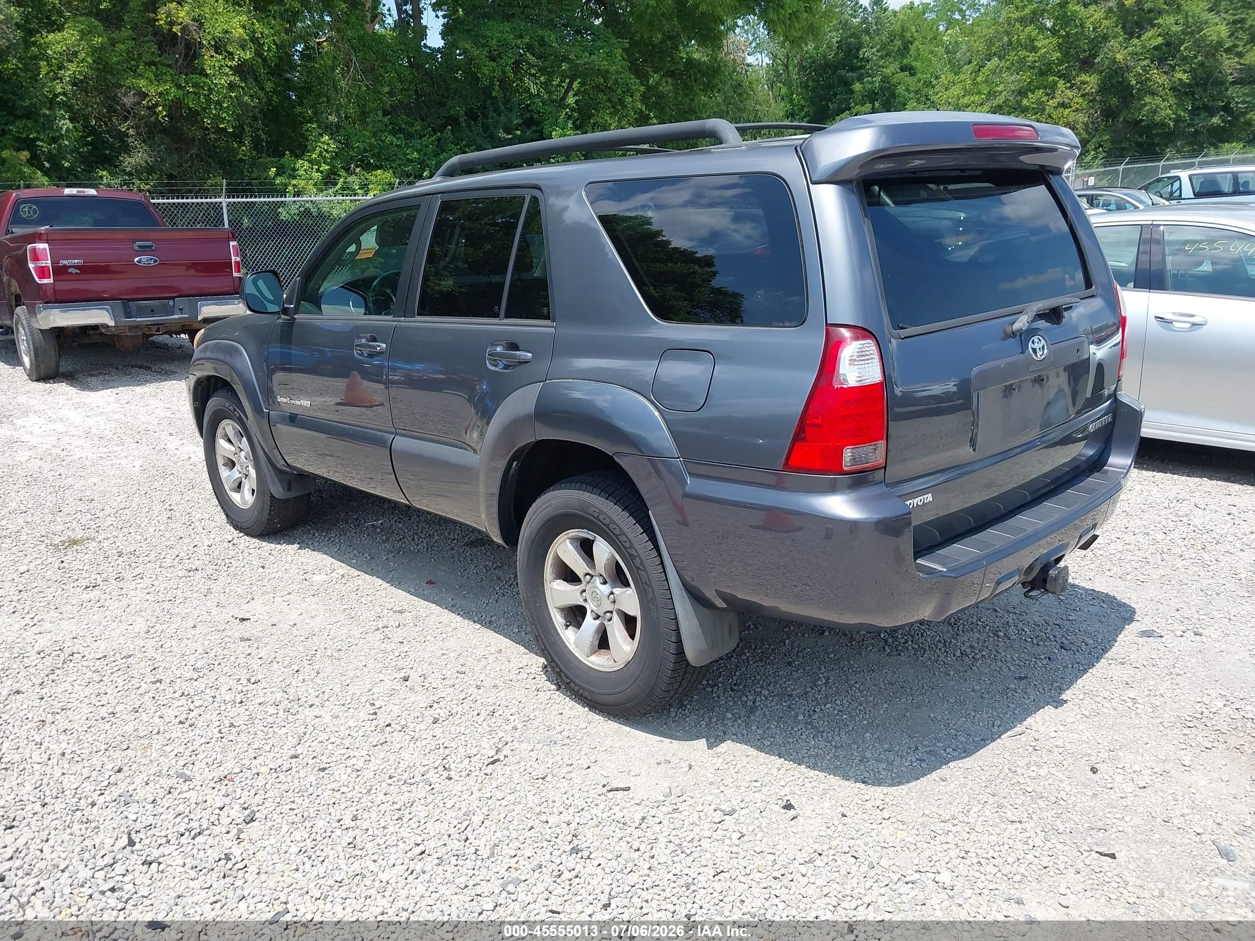 2006 Toyota 4runner Sr5 Sport V6 Gray vin: JTEBU14R368068293