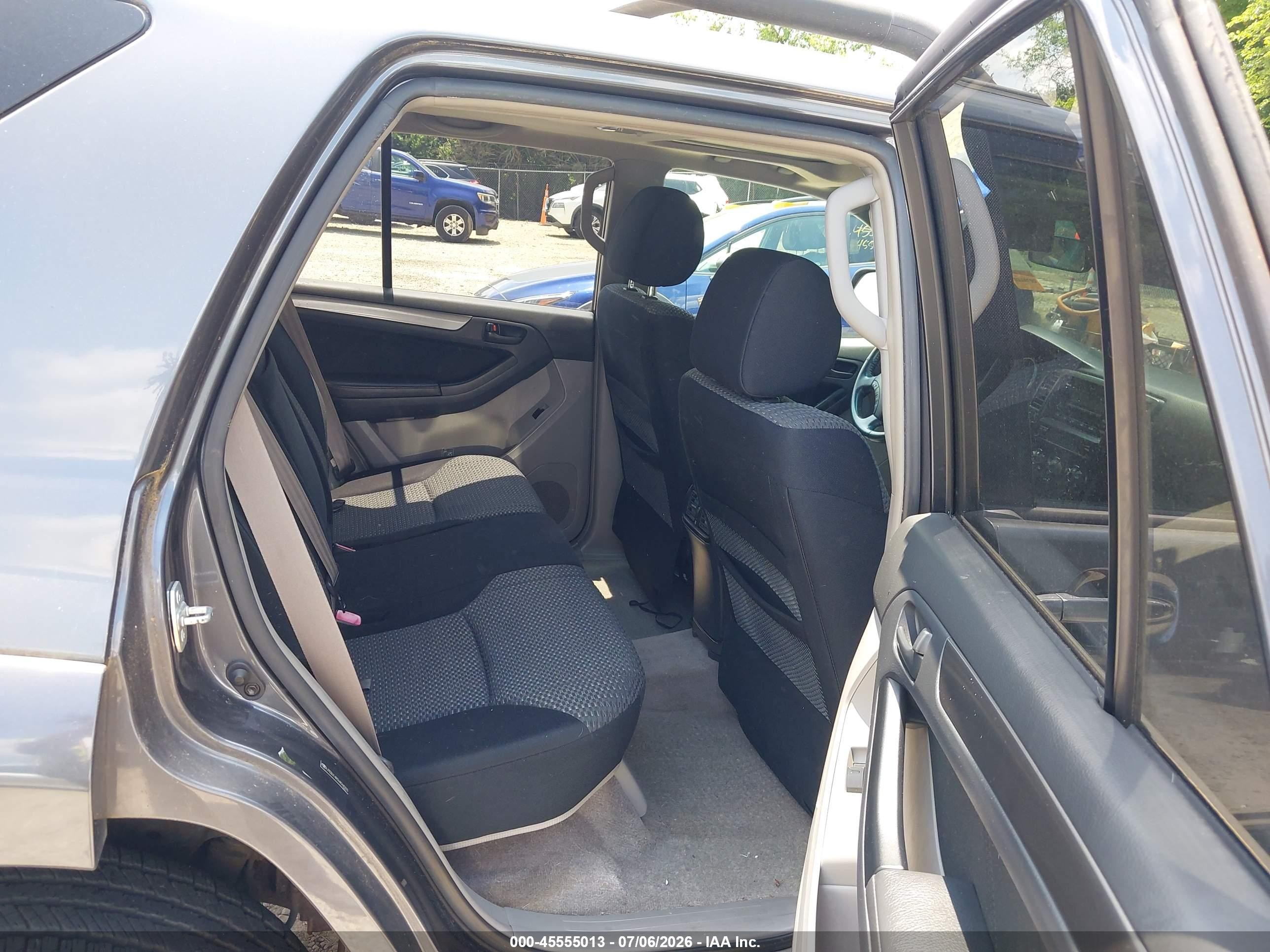2006 Toyota 4runner Sr5 Sport V6 Gray vin: JTEBU14R368068293