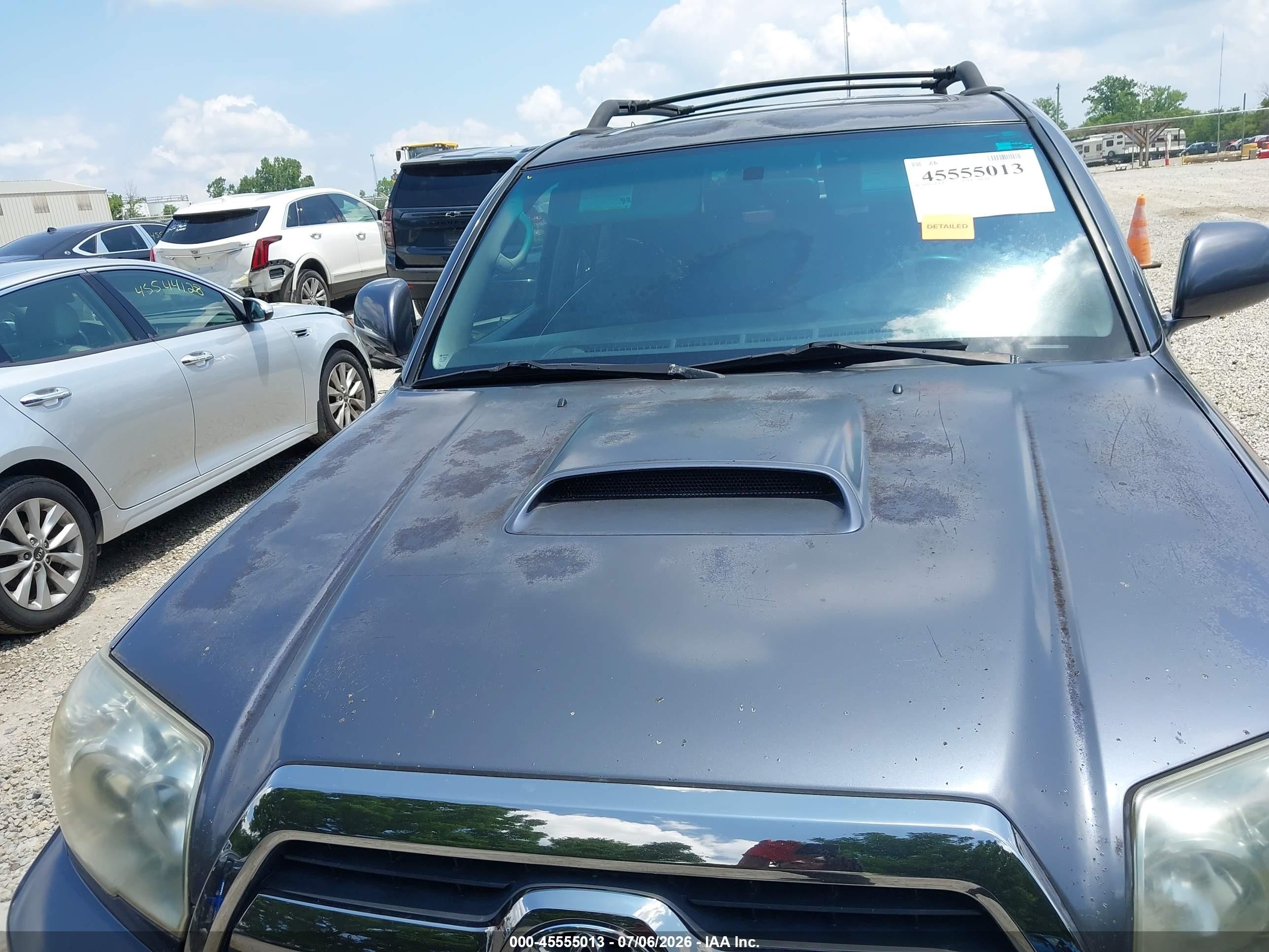 2006 Toyota 4runner Sr5 Sport V6 Gray vin: JTEBU14R368068293