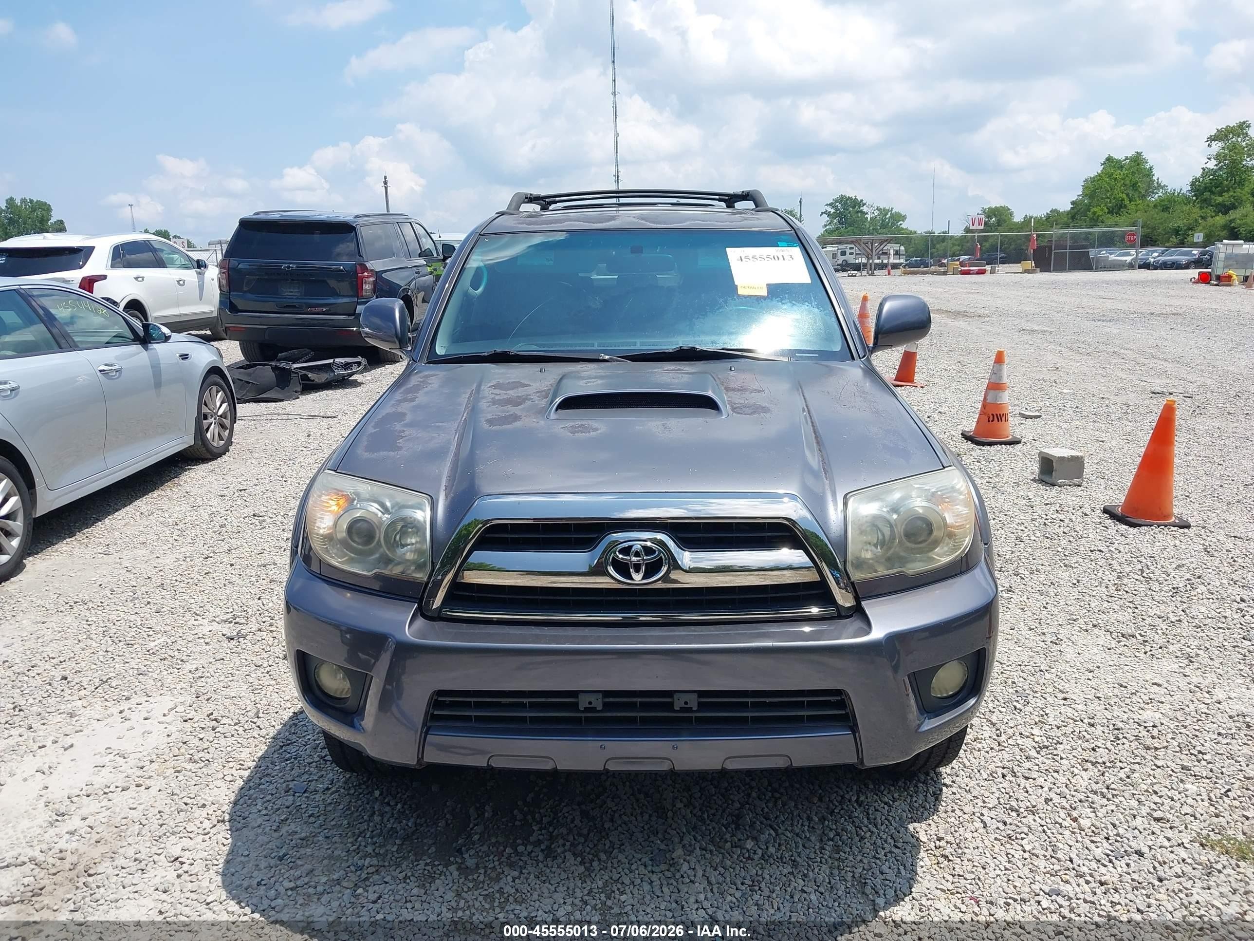 2006 Toyota 4runner Sr5 Sport V6 Gray vin: JTEBU14R368068293