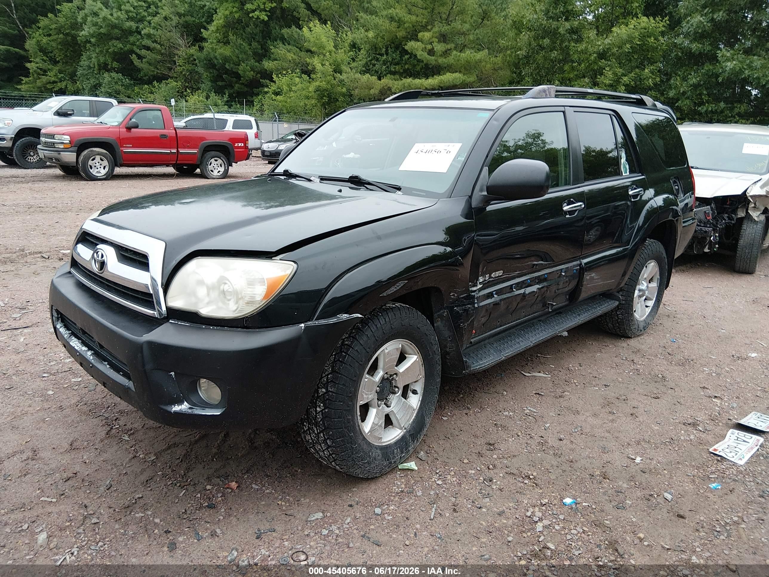 2006 Toyota 4runner Sr5 Черный vin: JTEBU14R368073266