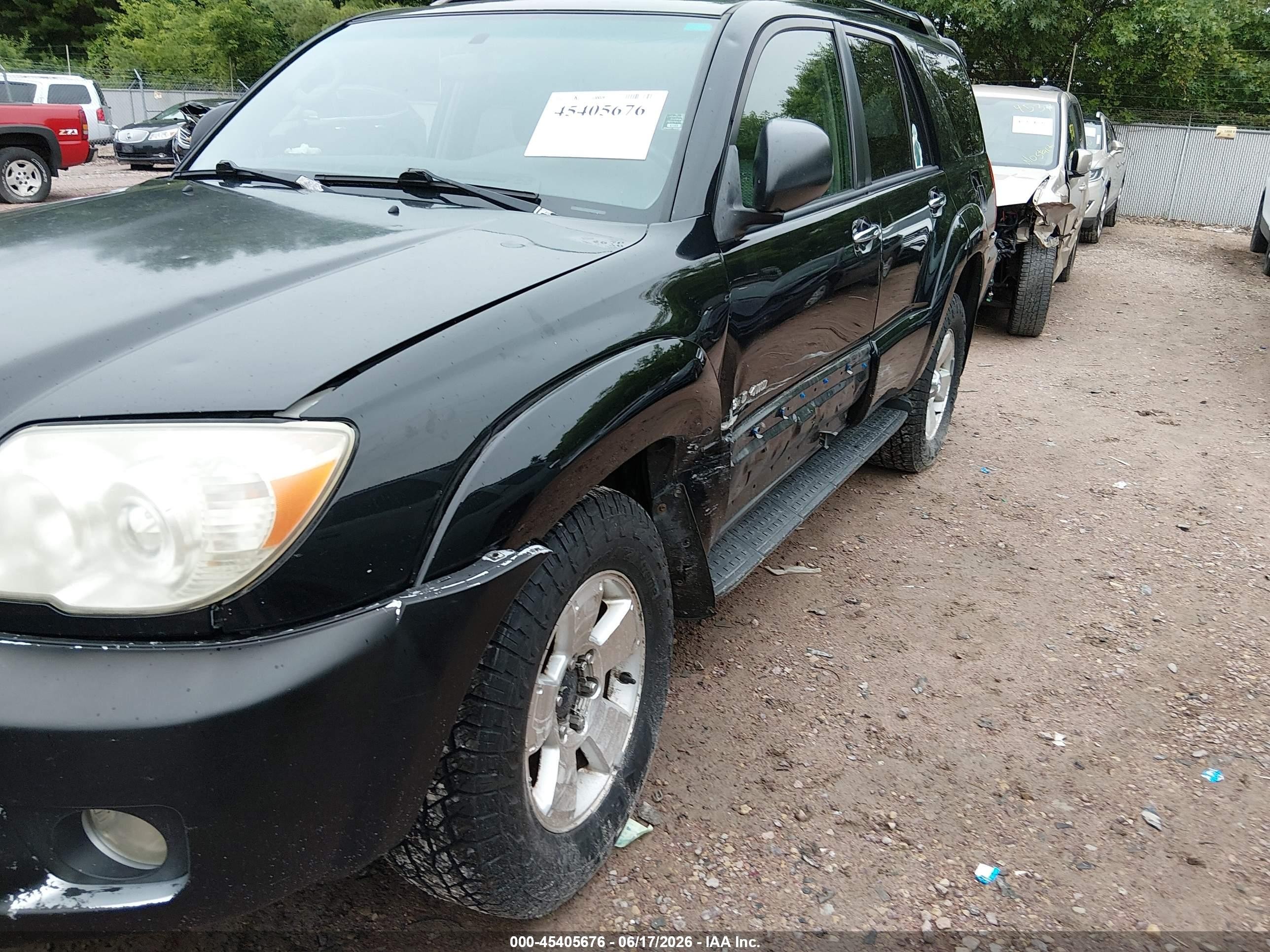 2006 Toyota 4runner Sr5 Черный vin: JTEBU14R368073266