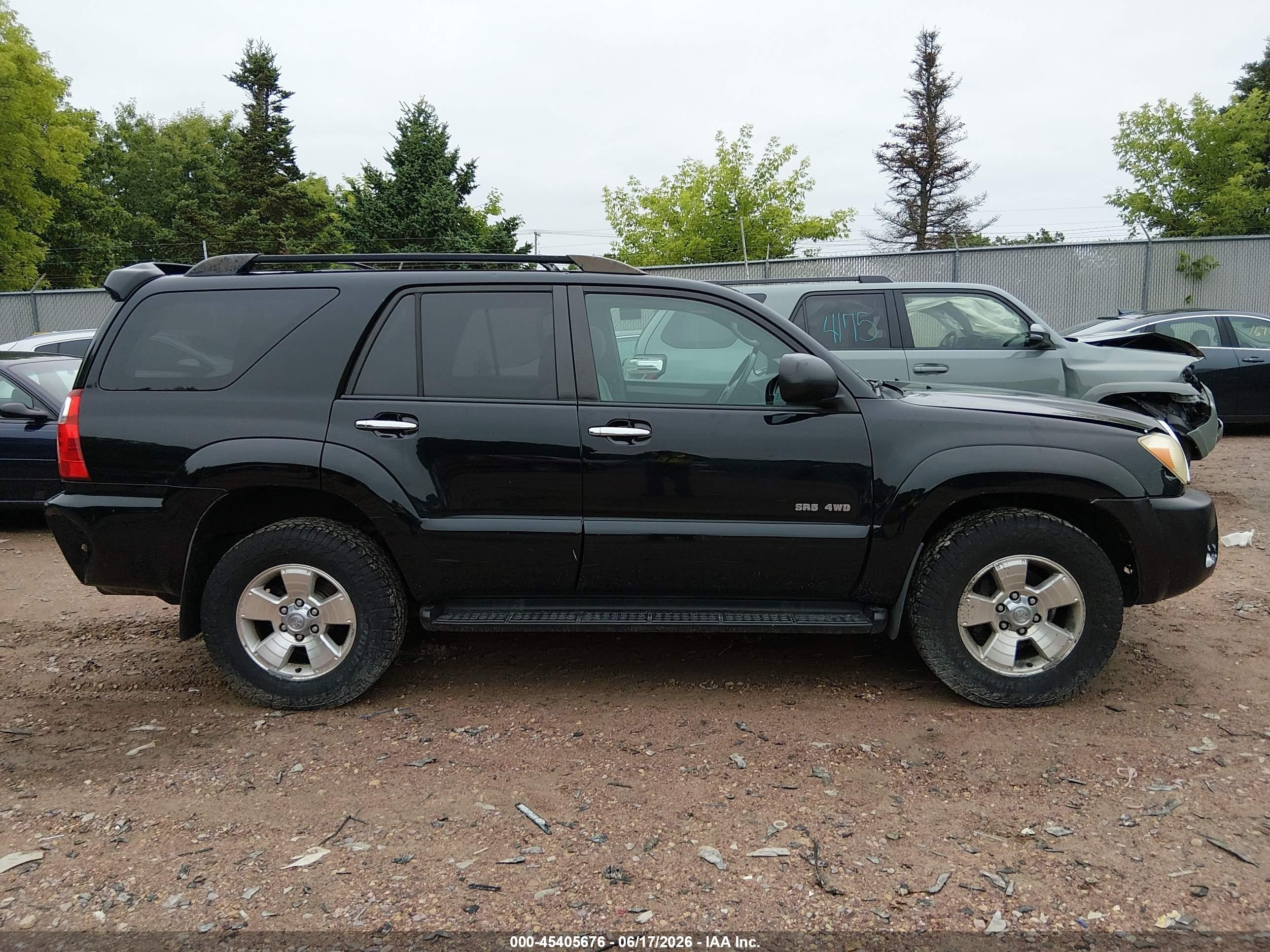 2006 Toyota 4runner Sr5 Черный vin: JTEBU14R368073266