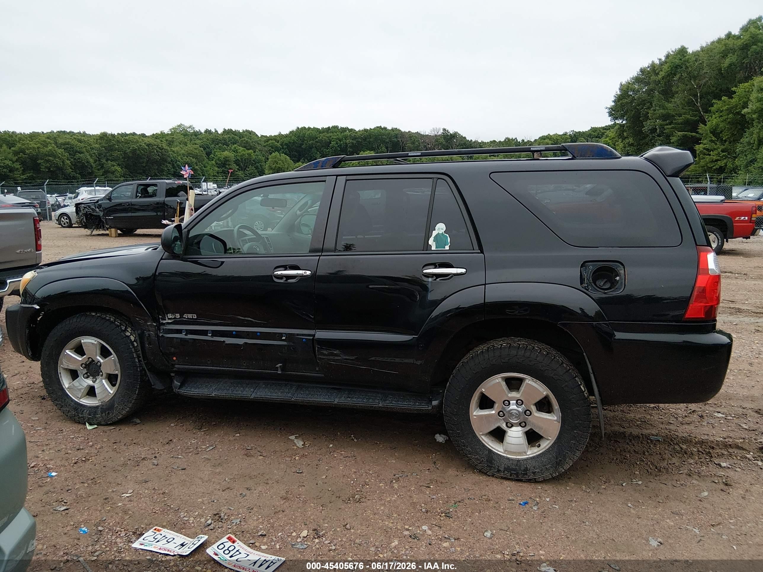 2006 Toyota 4runner Sr5 Черный vin: JTEBU14R368073266