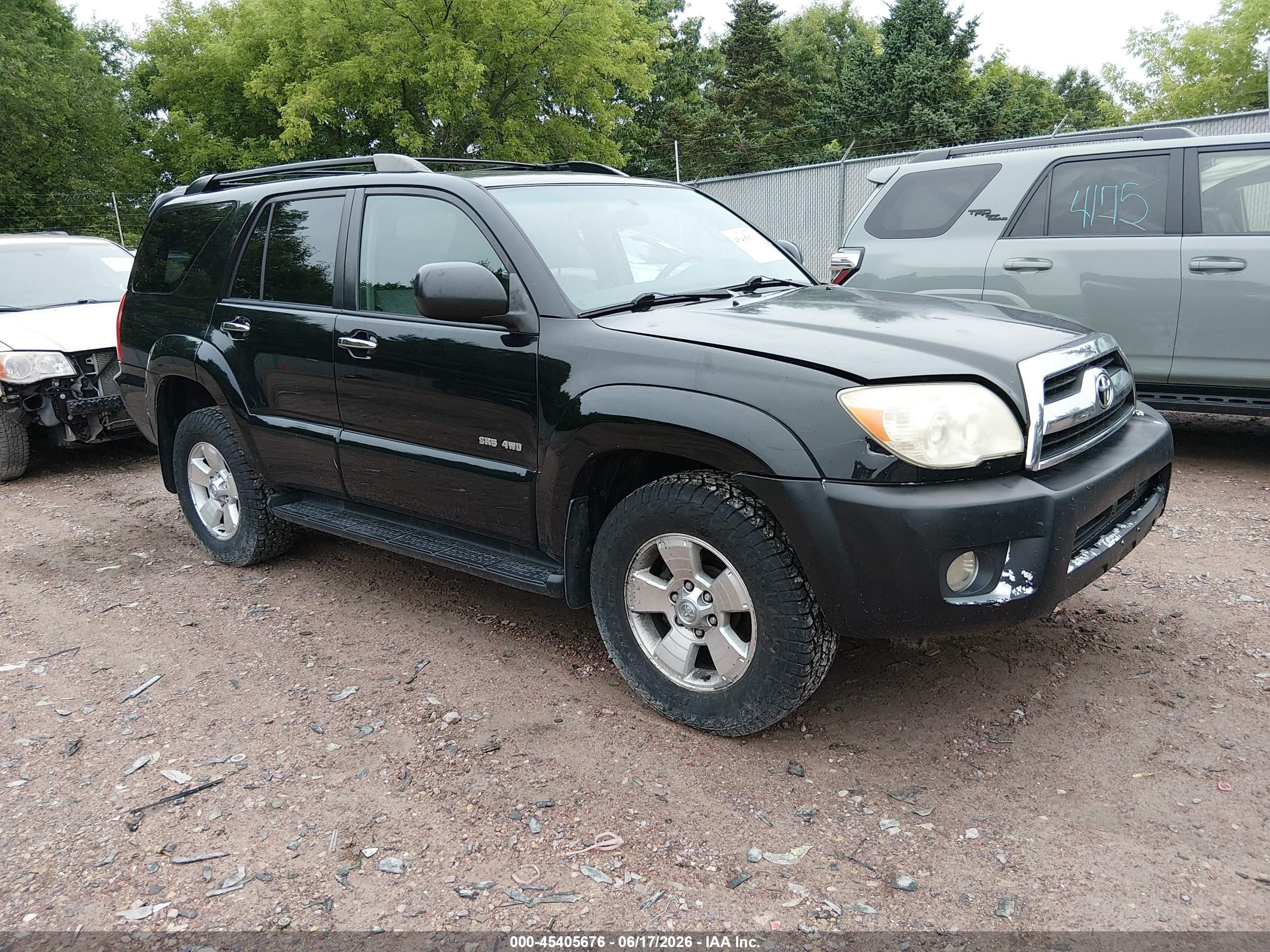 2006 Toyota 4runner Sr5 Черный vin: JTEBU14R368073266