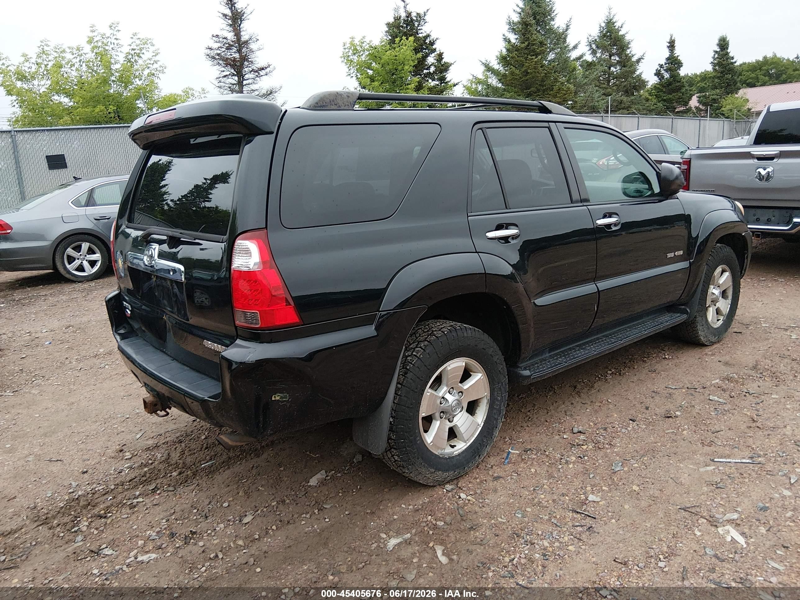 2006 Toyota 4runner Sr5 Черный vin: JTEBU14R368073266