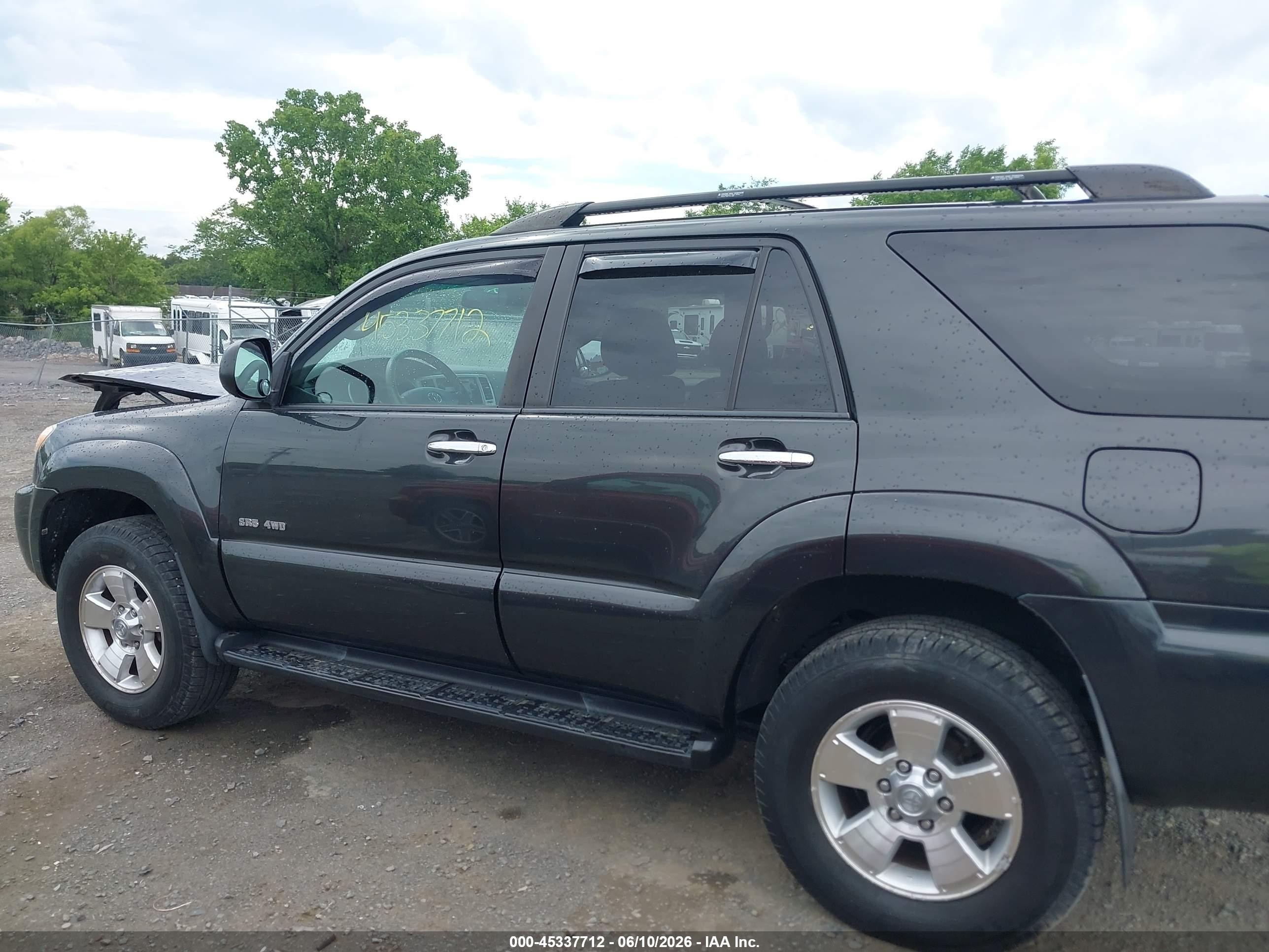2007 Toyota 4runner Sr5 V6 Gray vin: JTEBU14R378078212