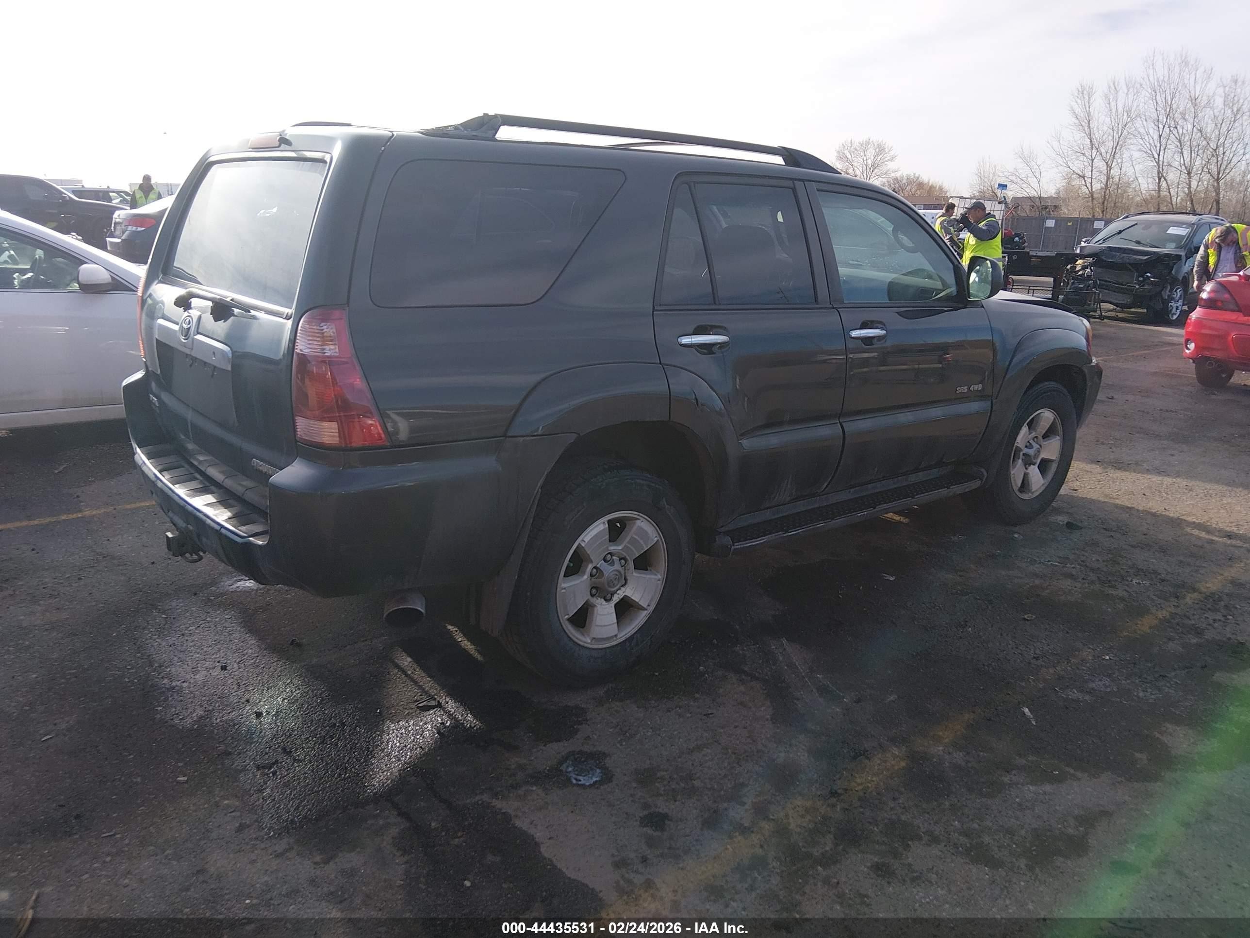 2007 Toyota 4runner Sr5 V6 Gray vin: JTEBU14R378082468