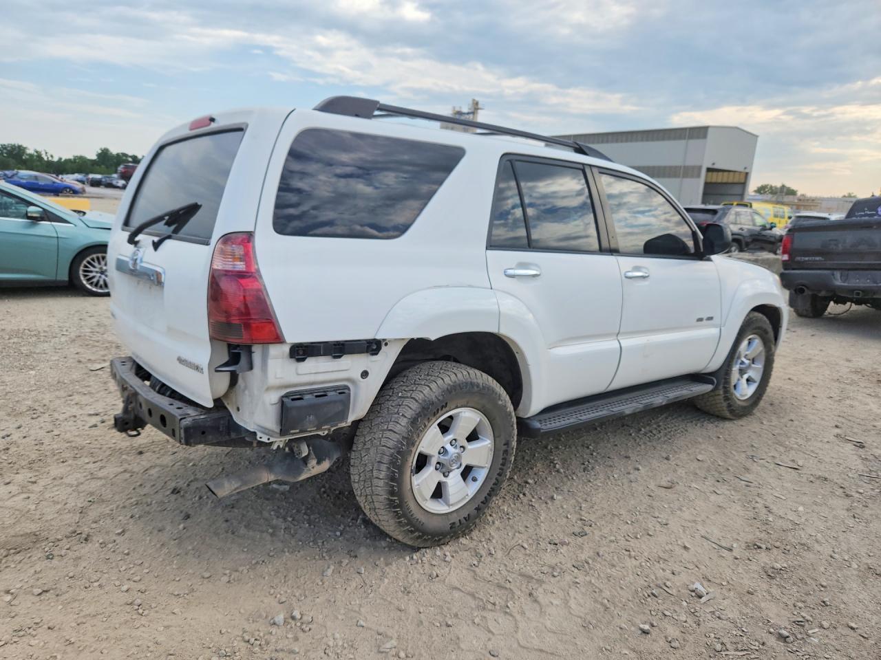 2008 Toyota 4runner Sr5 White vin: JTEBU14R38K004485