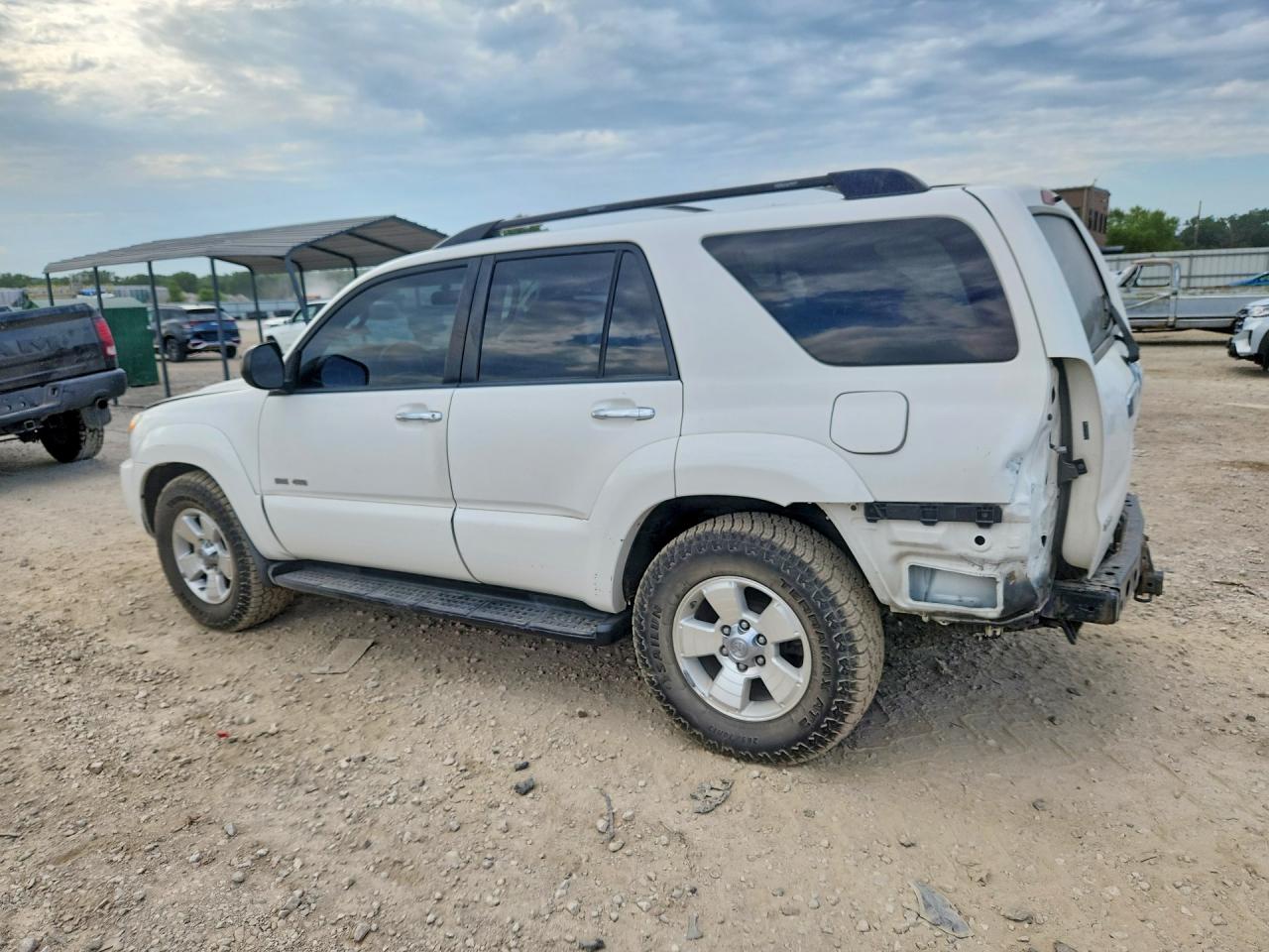 2008 Toyota 4runner Sr5 White vin: JTEBU14R38K004485