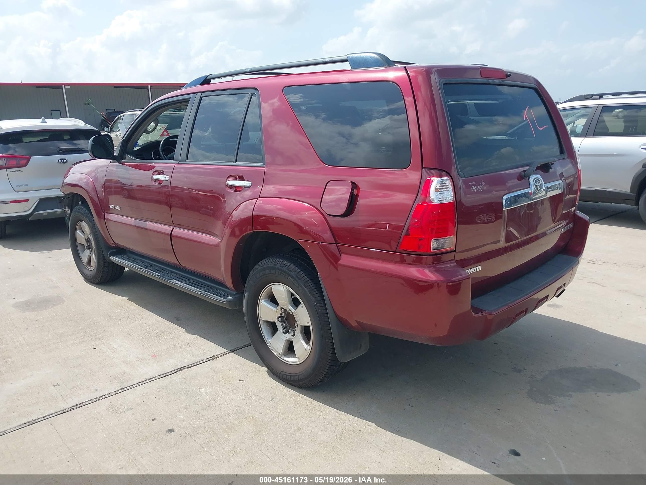 2008 Toyota 4runner Sr5 V6 Maroon vin: JTEBU14R38K019245
