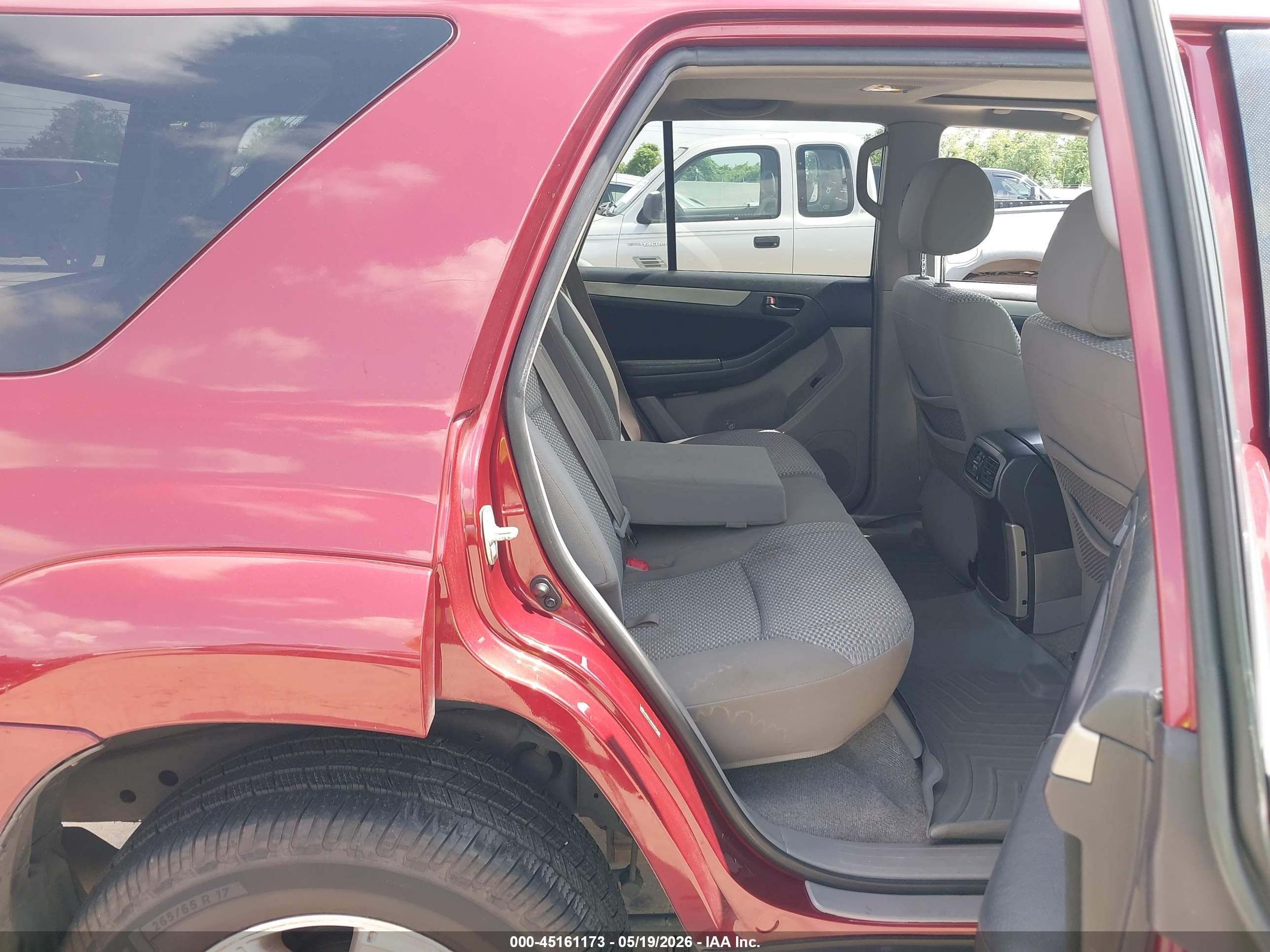 2008 Toyota 4runner Sr5 V6 Maroon vin: JTEBU14R38K019245