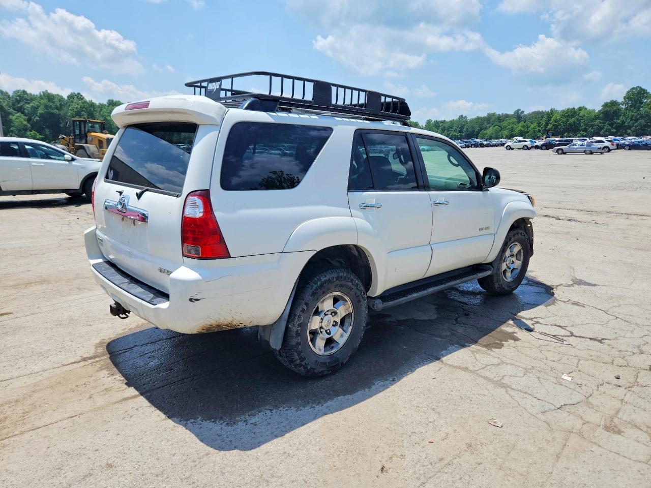 2008 Toyota 4runner Sr5 White vin: JTEBU14R38K021111